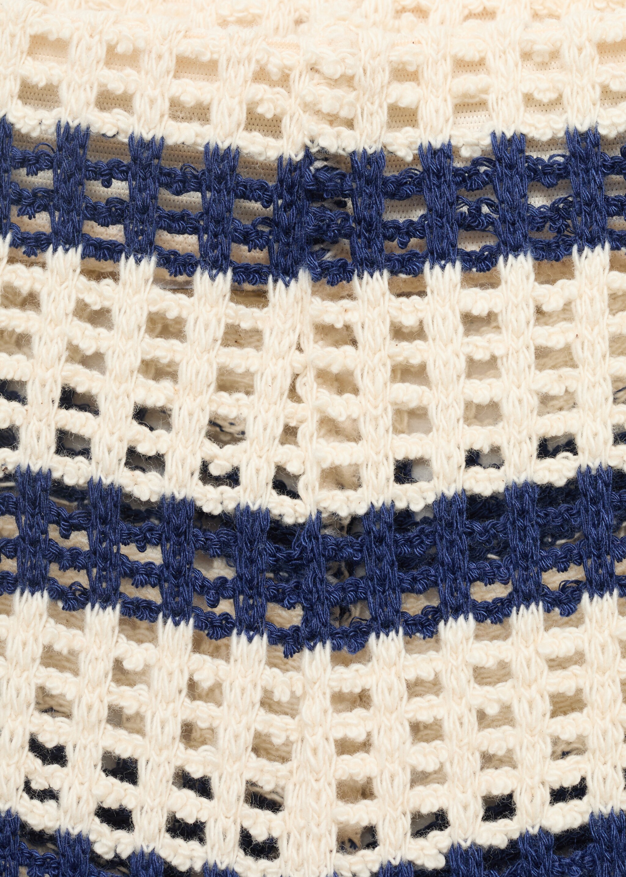 Striped crochet shorts - Details of the article 8
