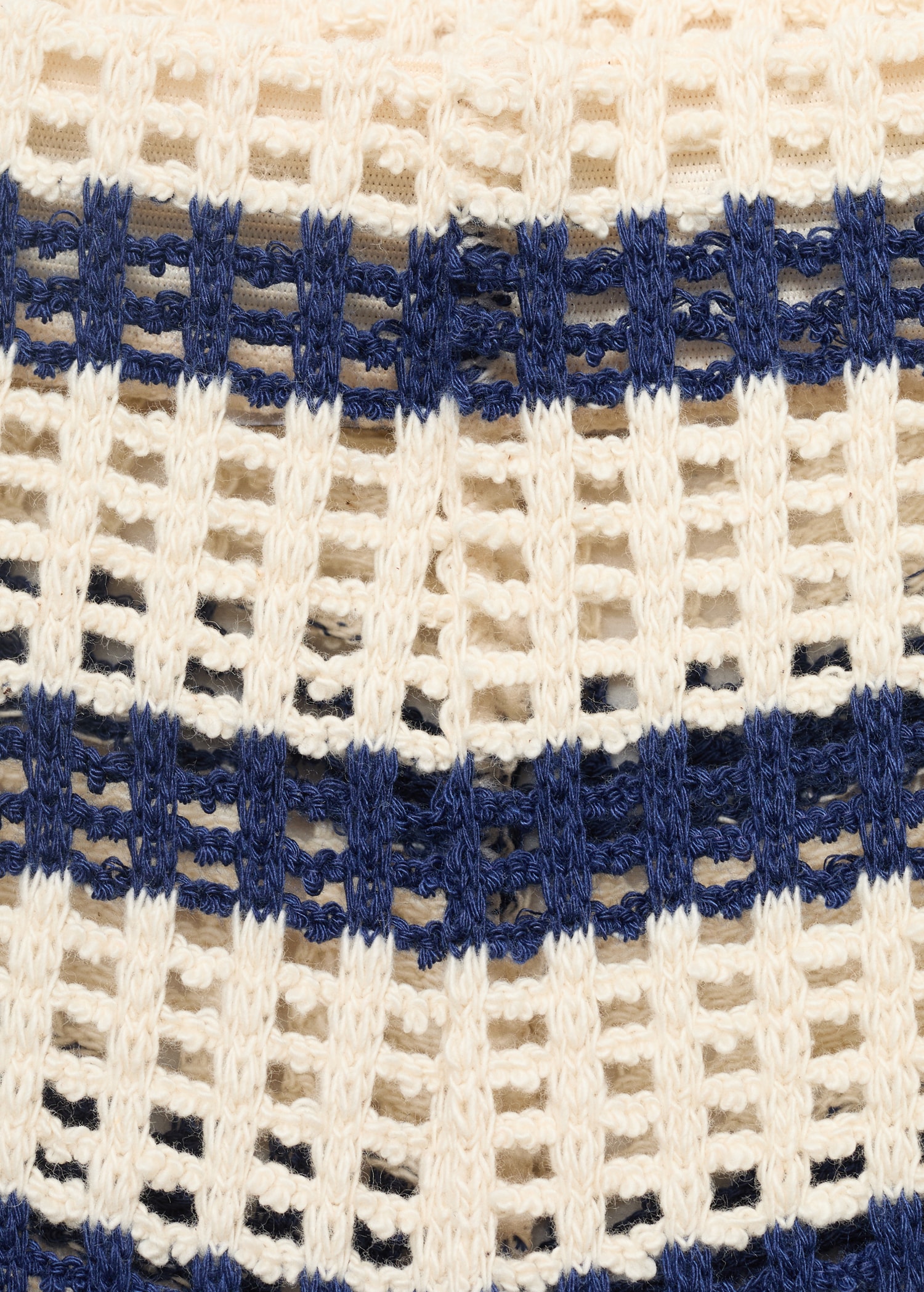 Striped crochet shorts - Details of the article 8