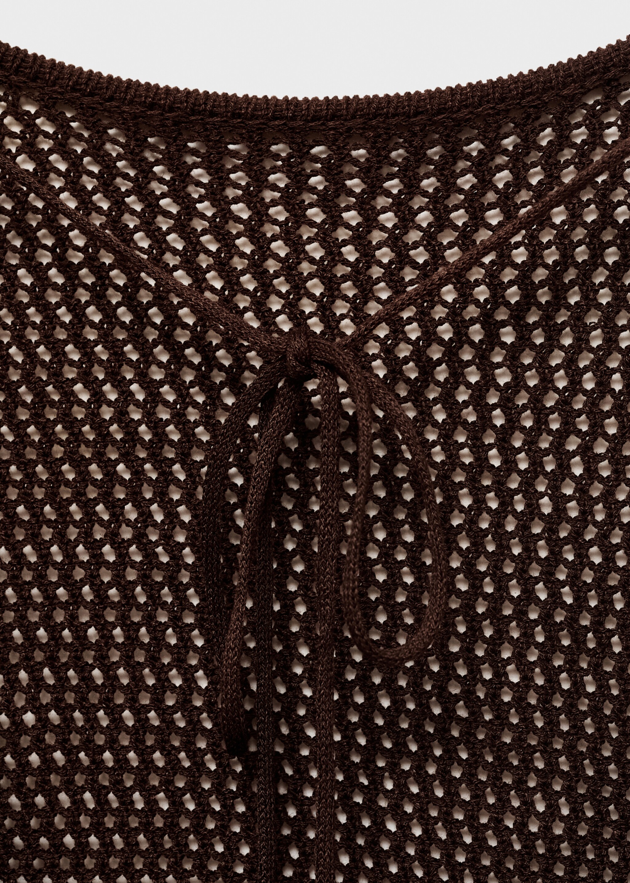 Open back crochet dress - Details of the article 0