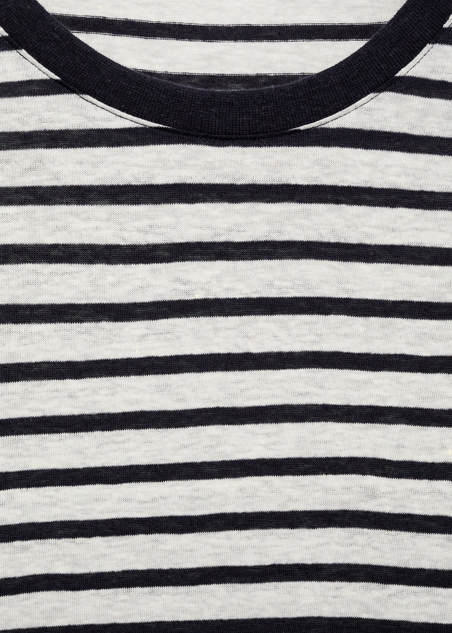 T-shirt lin slim-fit rayures - Détail de l'article 8