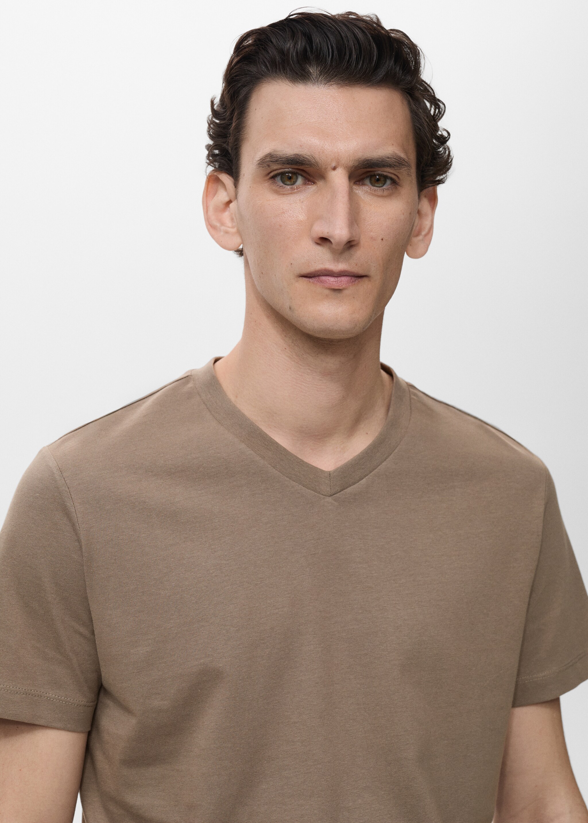 V-neck T-shirt - Details of the article 1