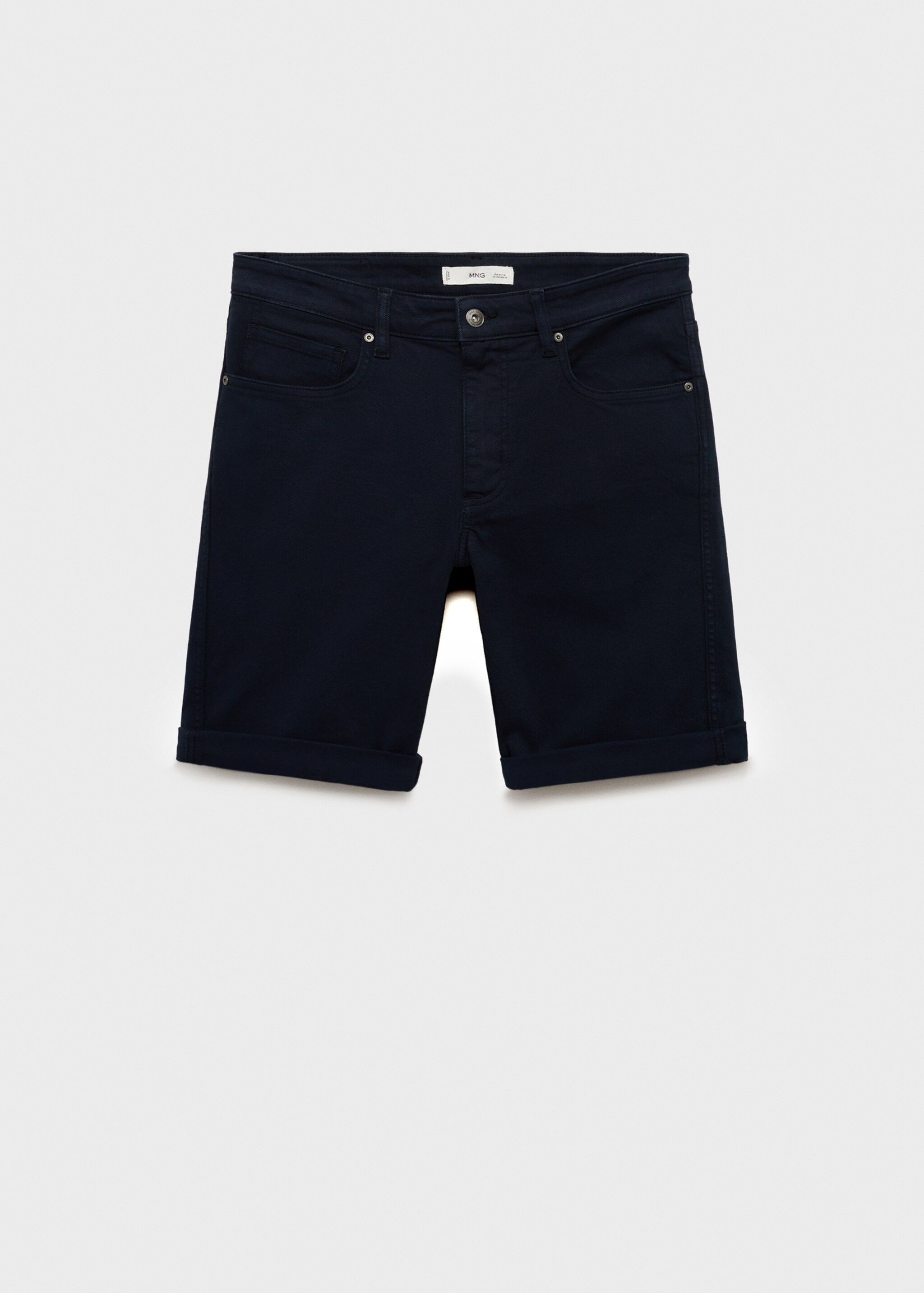 Jeansbermudas slim fit - Artikel utan modell