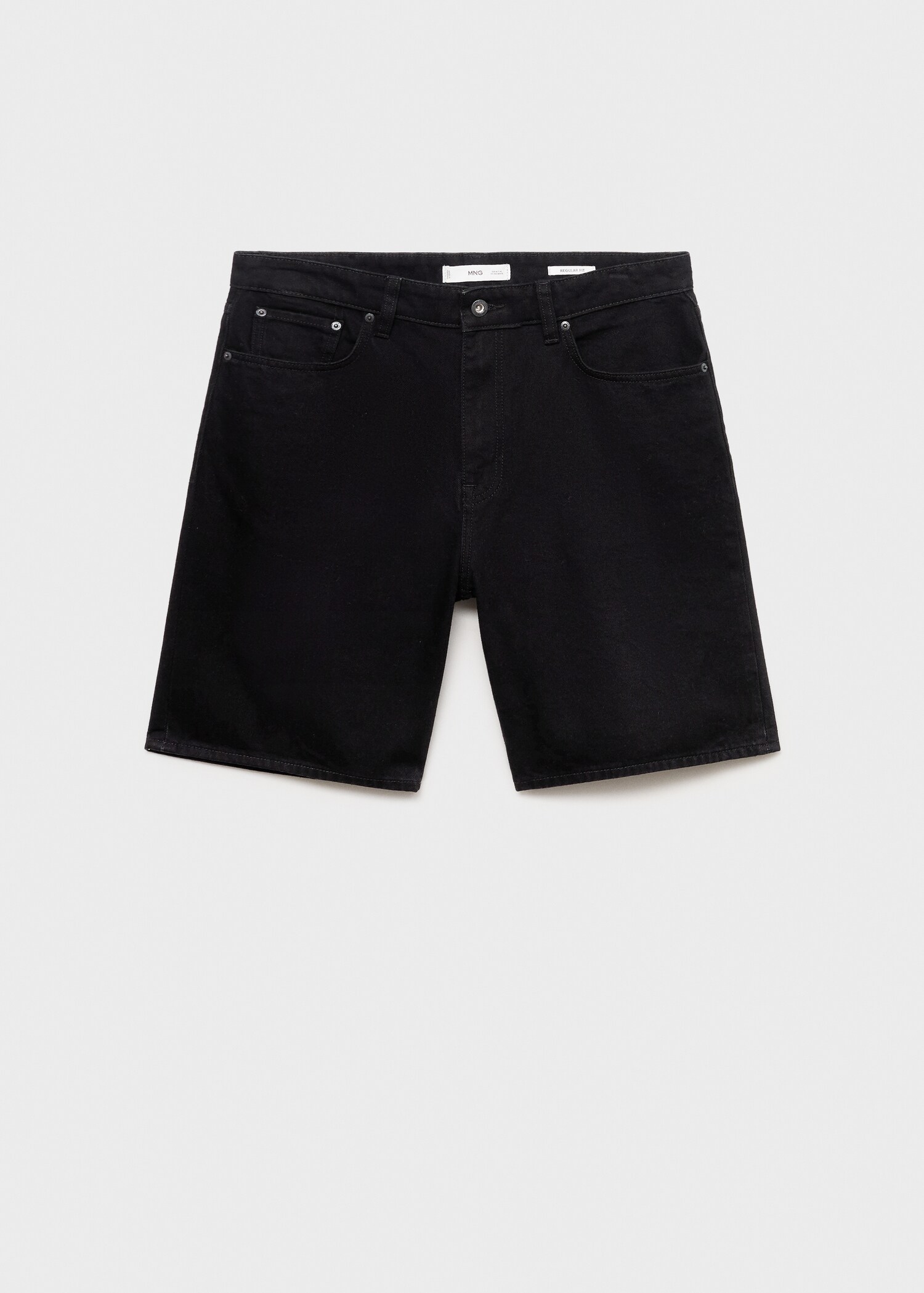 Бермуды regular fit из денима - Изделие без модели