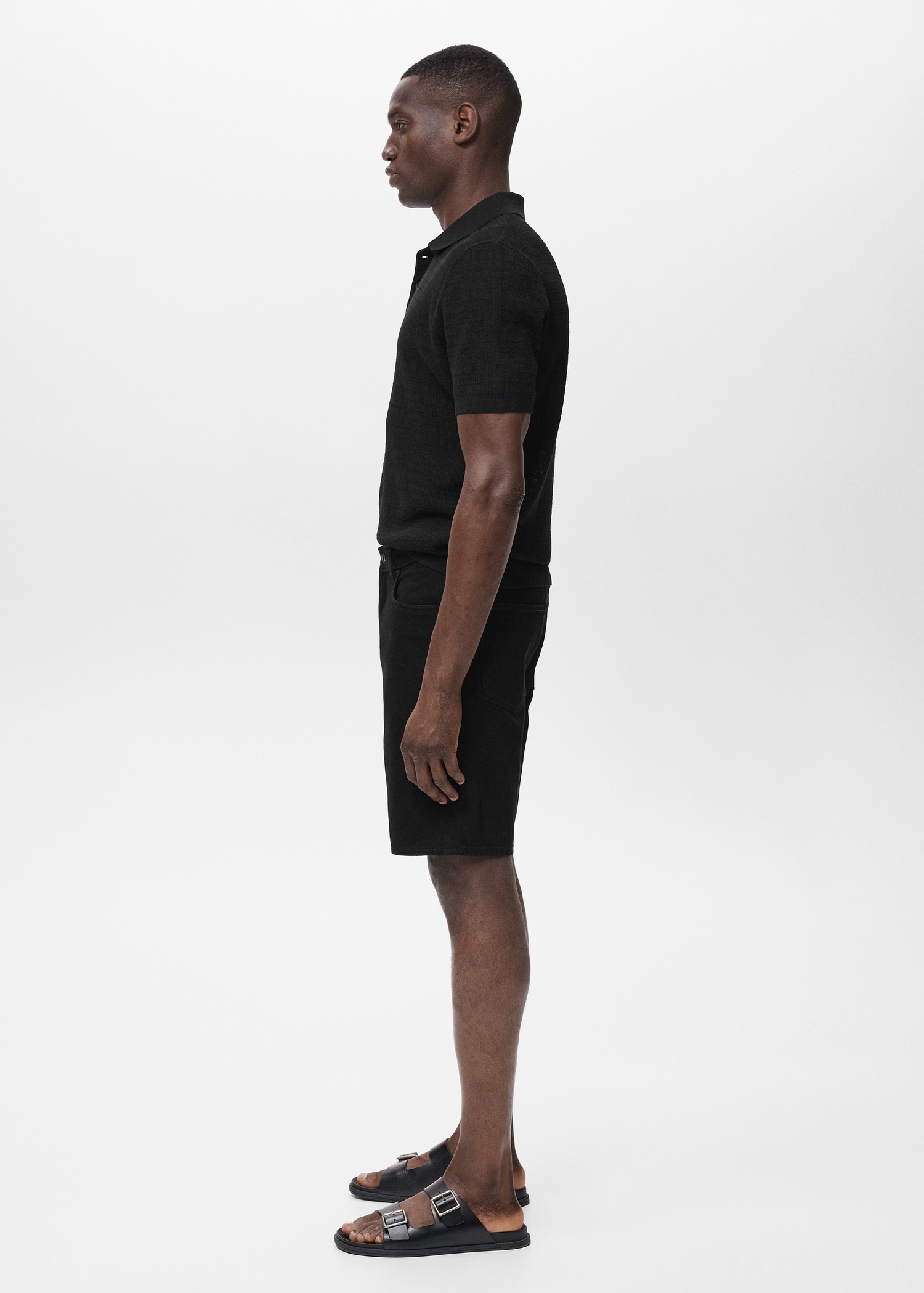 Бермуды regular fit из денима - Деталь изделия 2