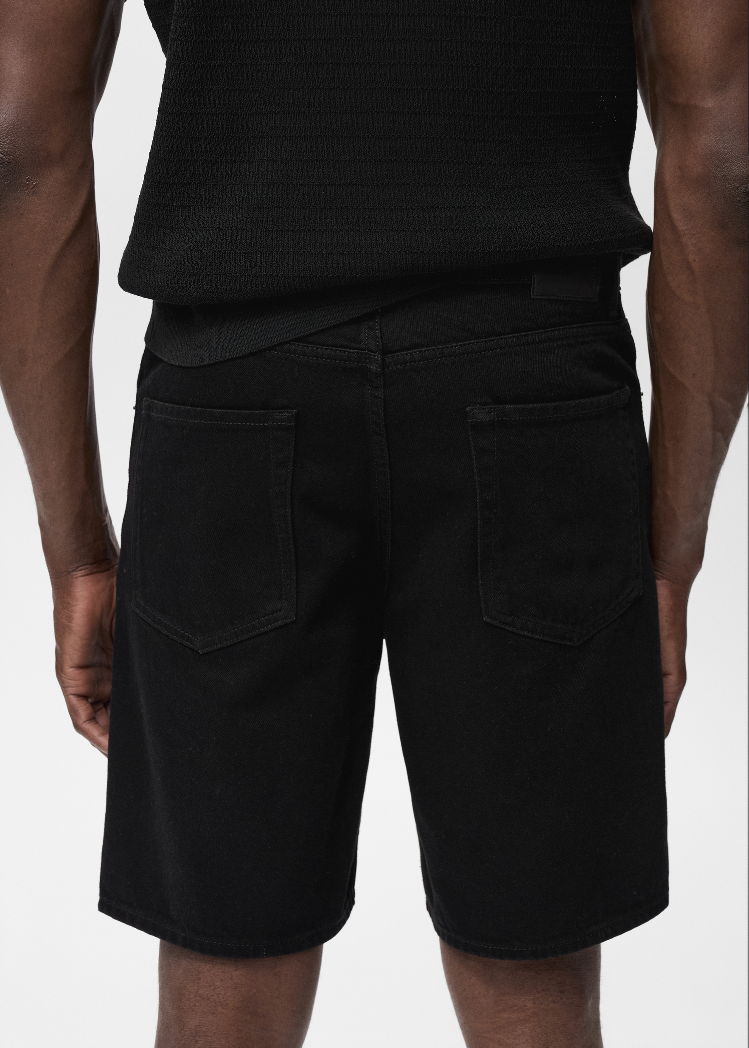 Бермуды regular fit из денима - Деталь изделия 6
