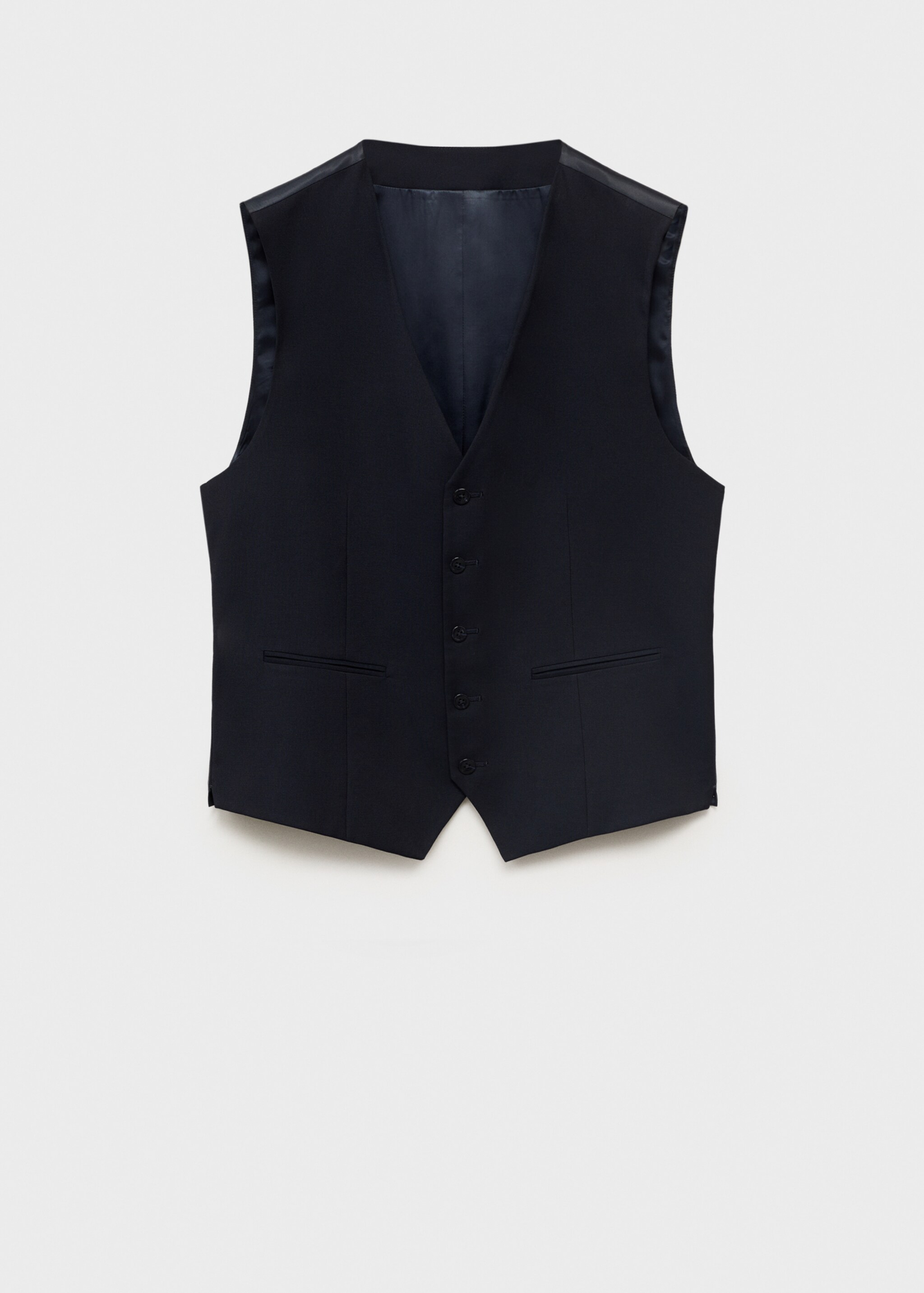 Slim-fit suit waistcoat - Article without model