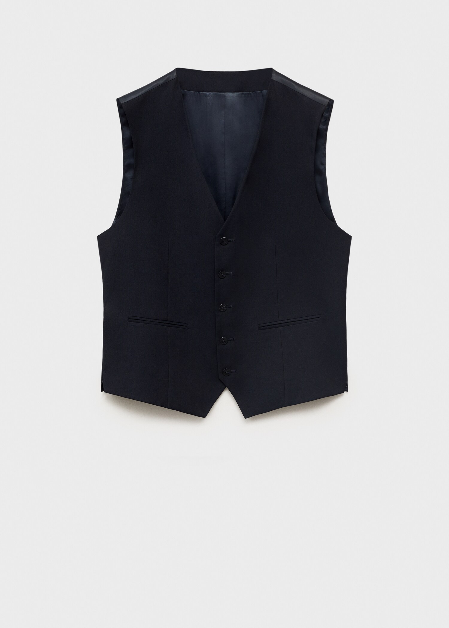 Slim-fit suit waistcoat - Article without model