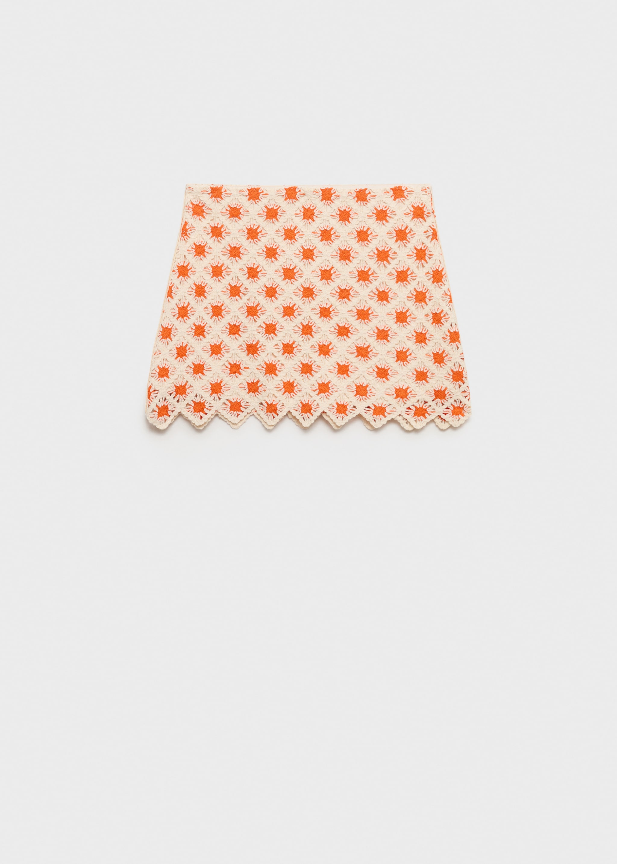 Crochet mini skirt - Article without model
