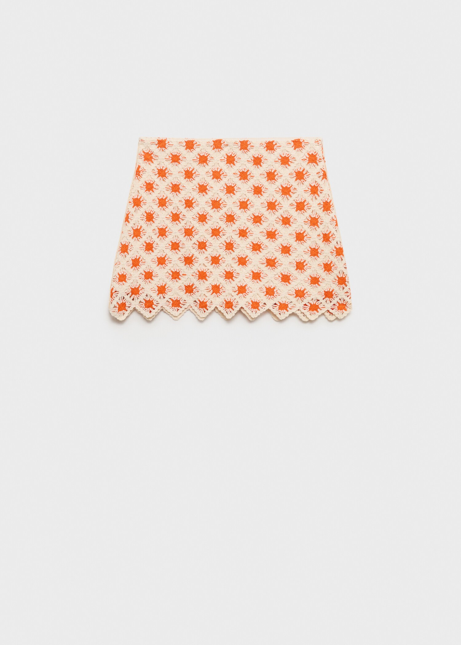 Crochet mini skirt - Article without model