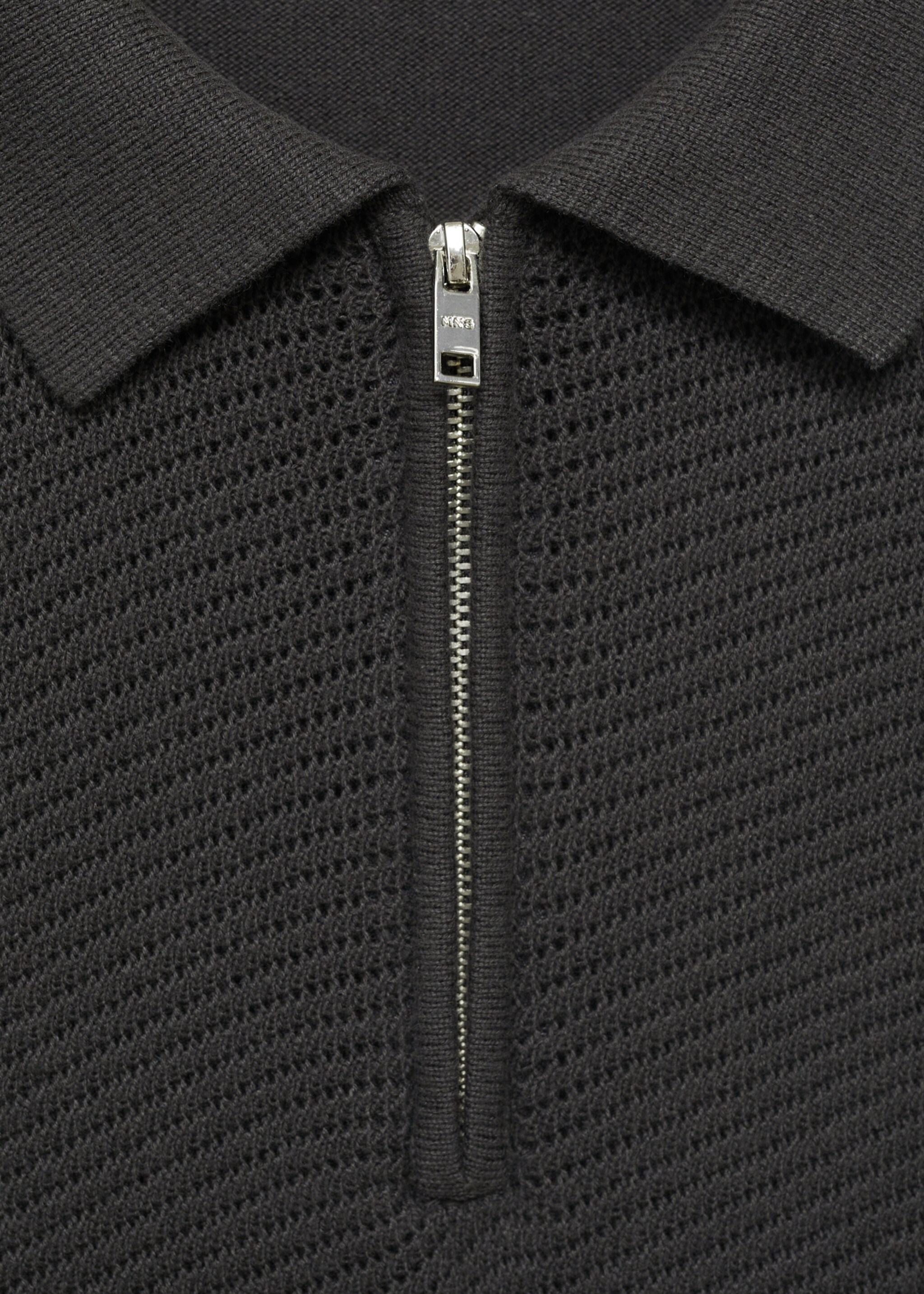Ajour poloshirt met rits - Detail van het artikel 8