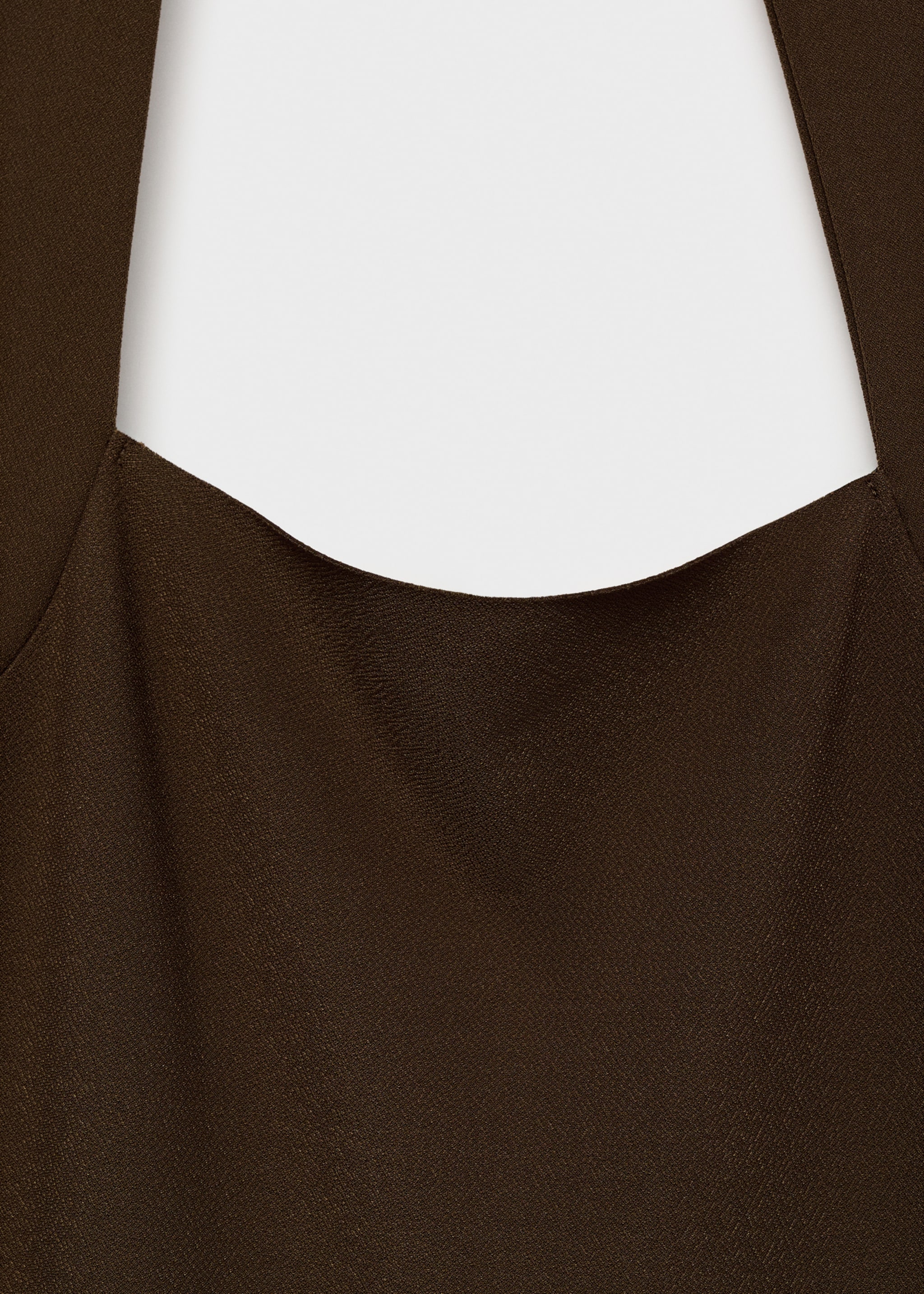 Long halter-neck dress - Details of the article 0