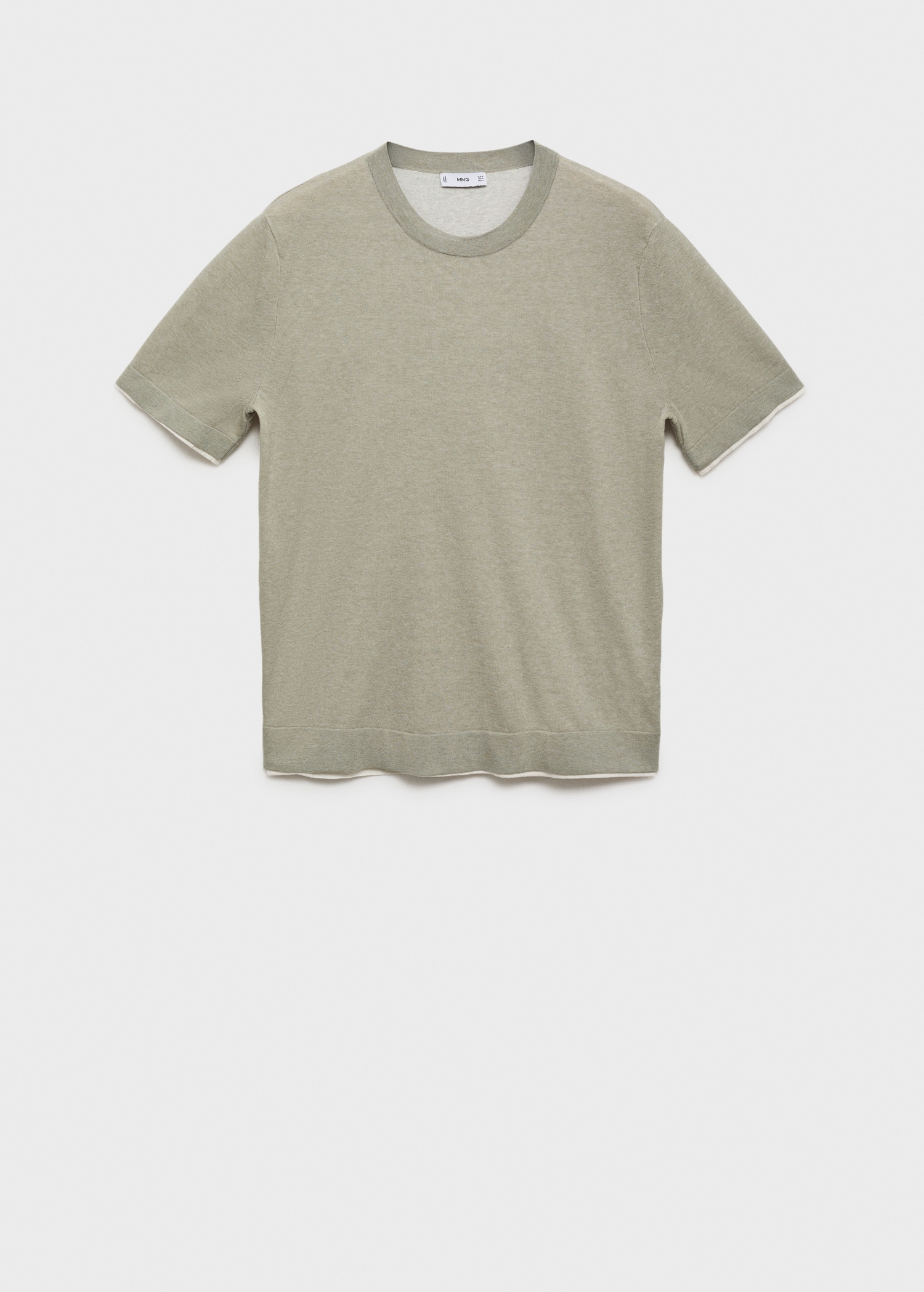 Camiseta combinada algodón - Artículo sin modelo