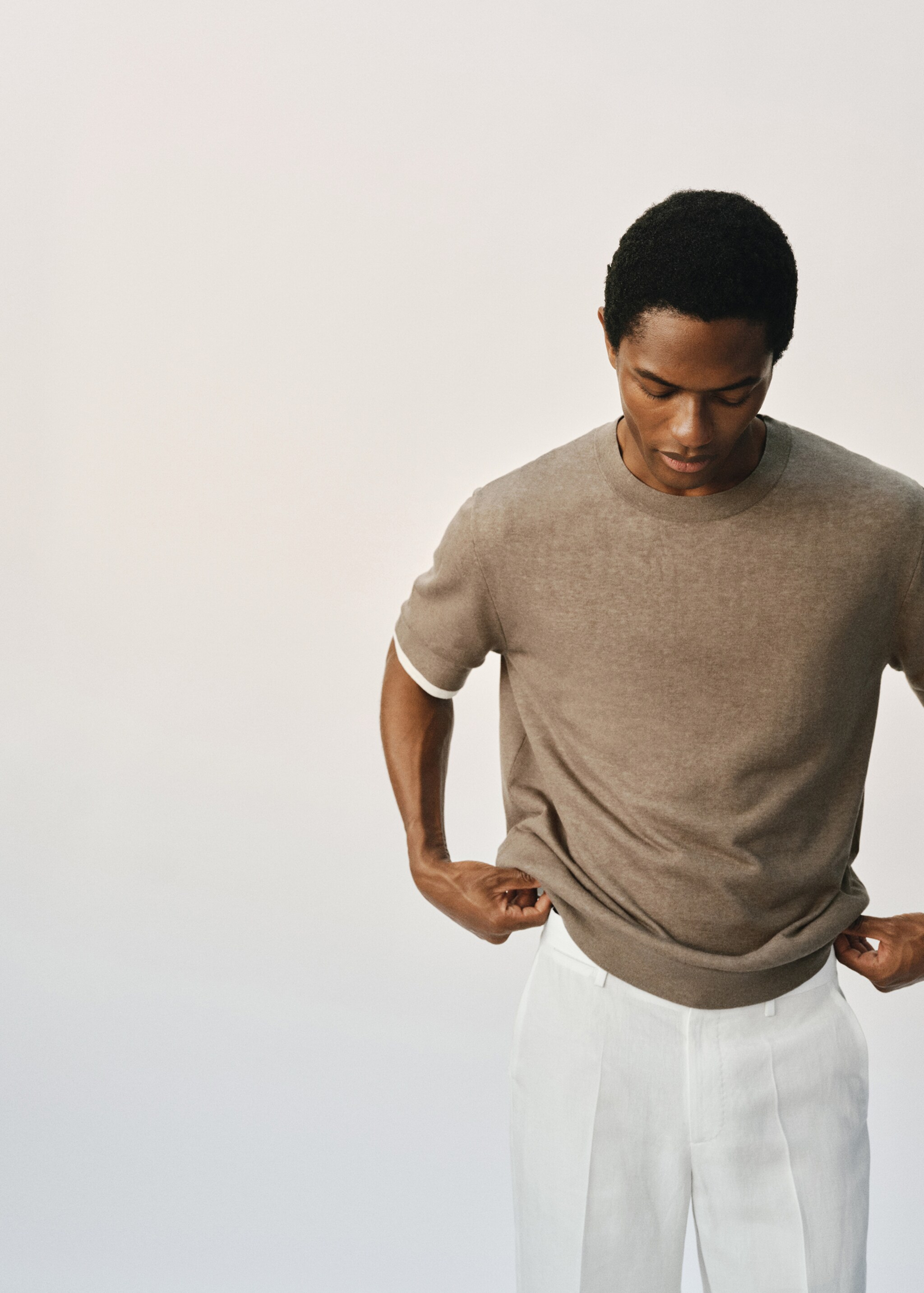 T-shirt combiné coton - Détail de l'article 5