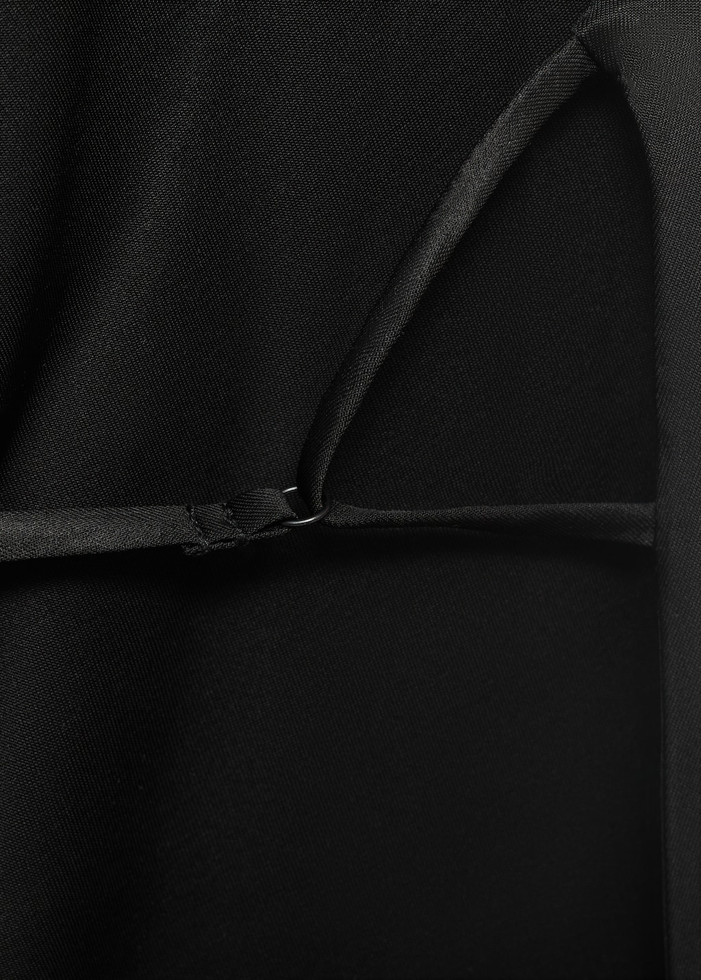 Draped open-back dress