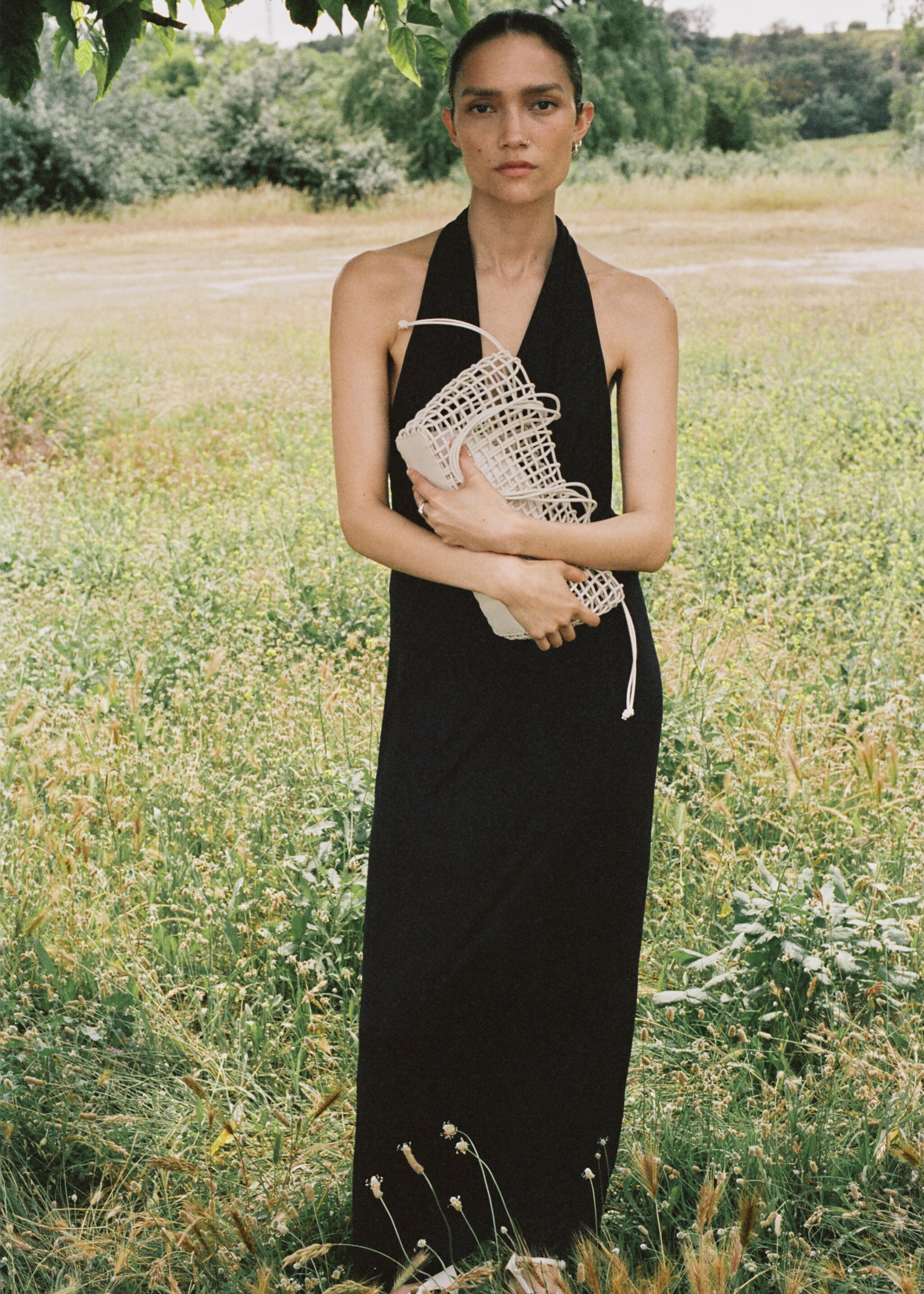 Draped open-back dress - Details of the article 6