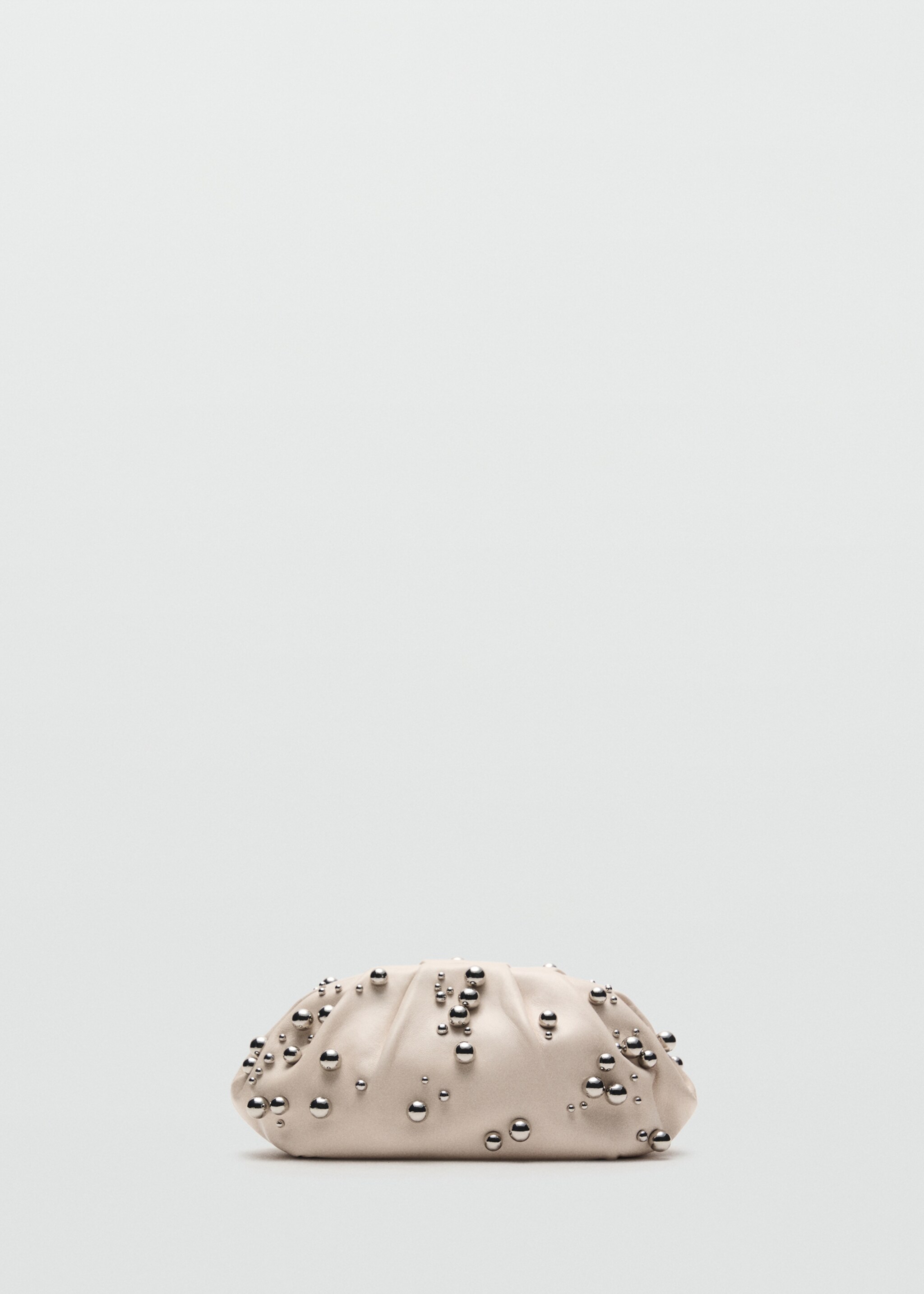 Leather handbag with ball detail - Article without model