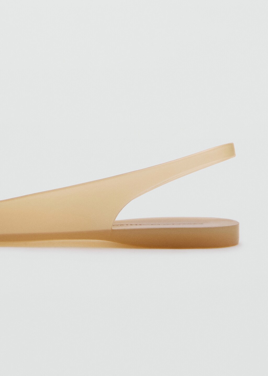 Rubberized slingback shoe - image 4