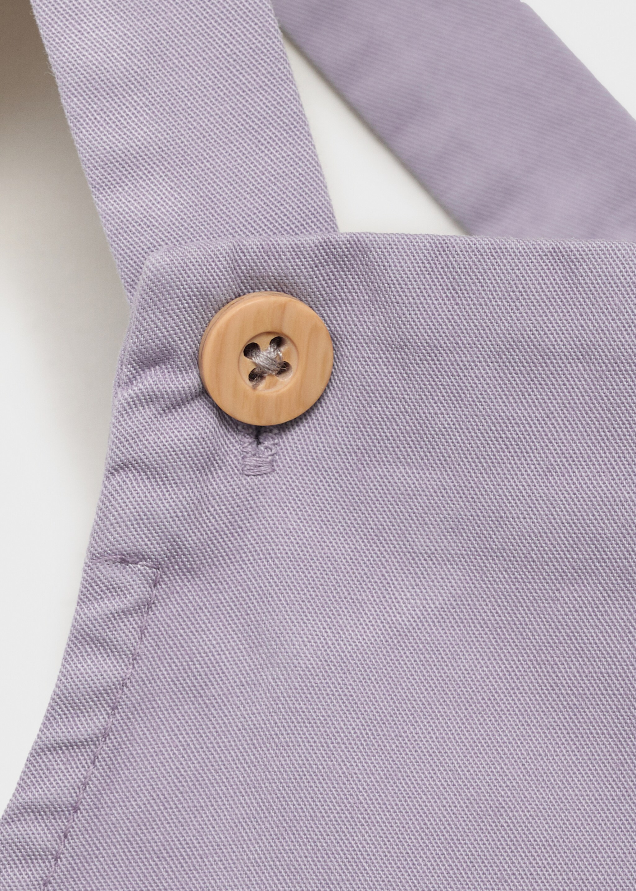 Short denim dungarees - Details of the article 8