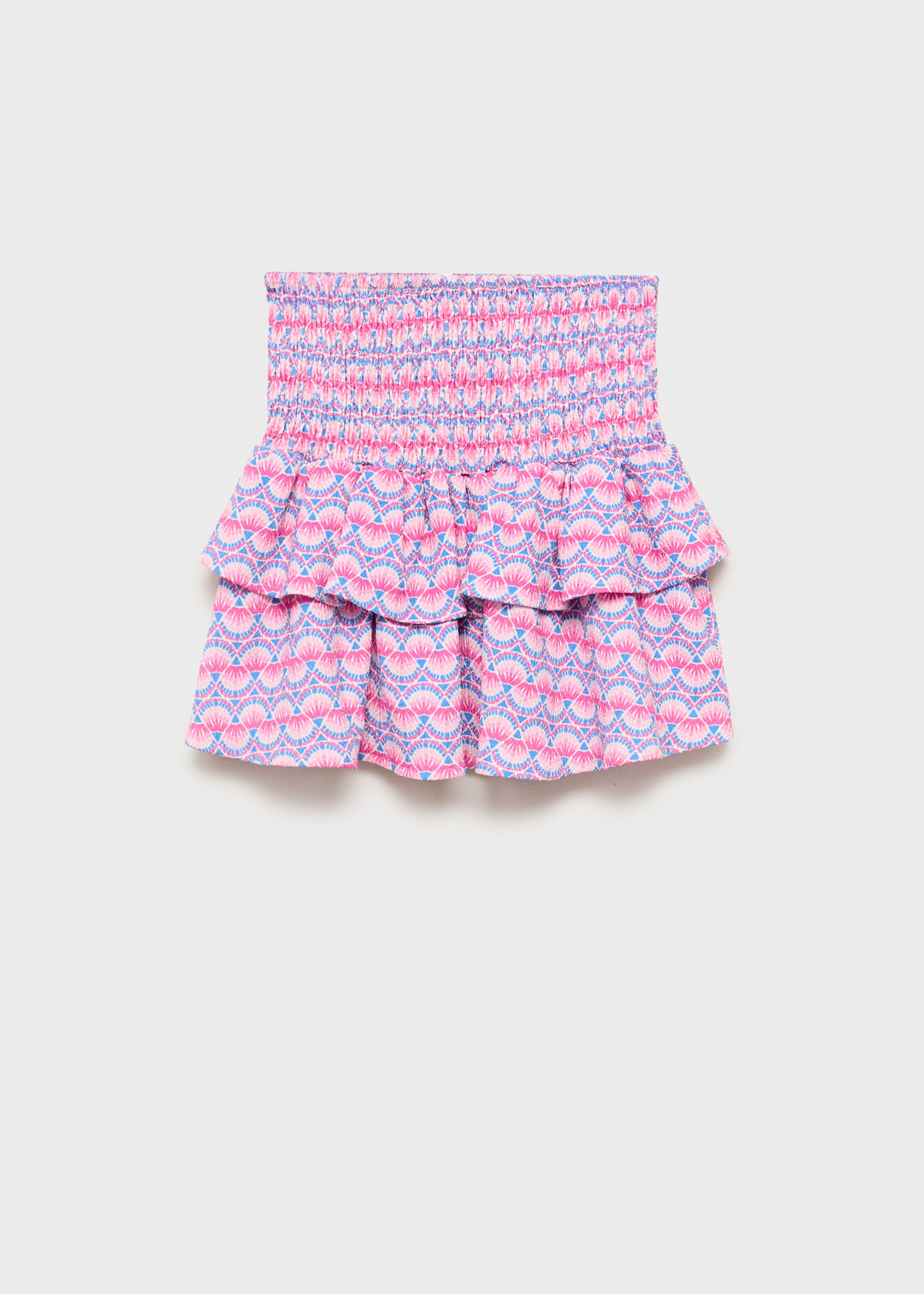 Printed skirt with ruffles - Article without model