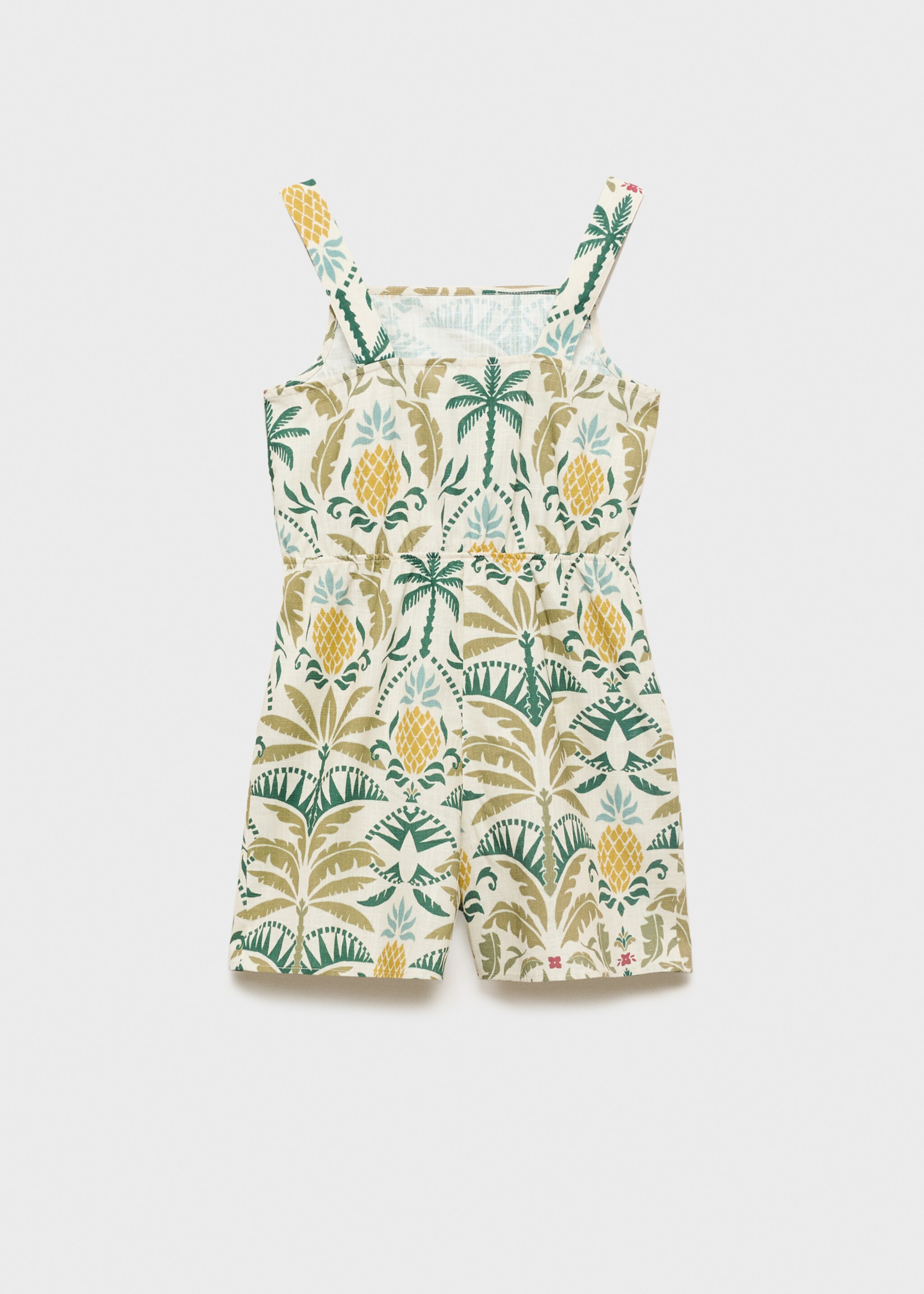 Mono estampado tropical - Reverso del artículo