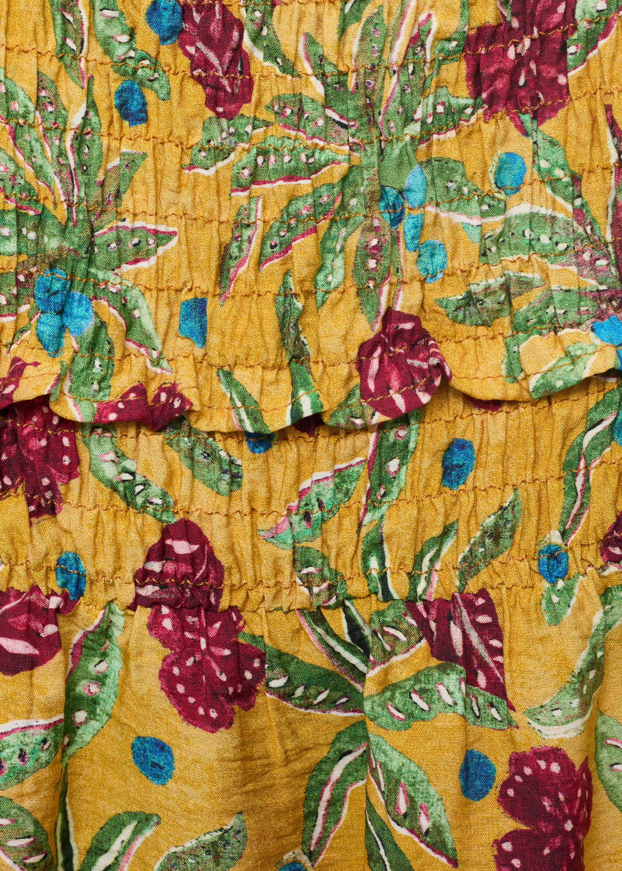 Vestido fruncido estampado - Detalle del artículo 8