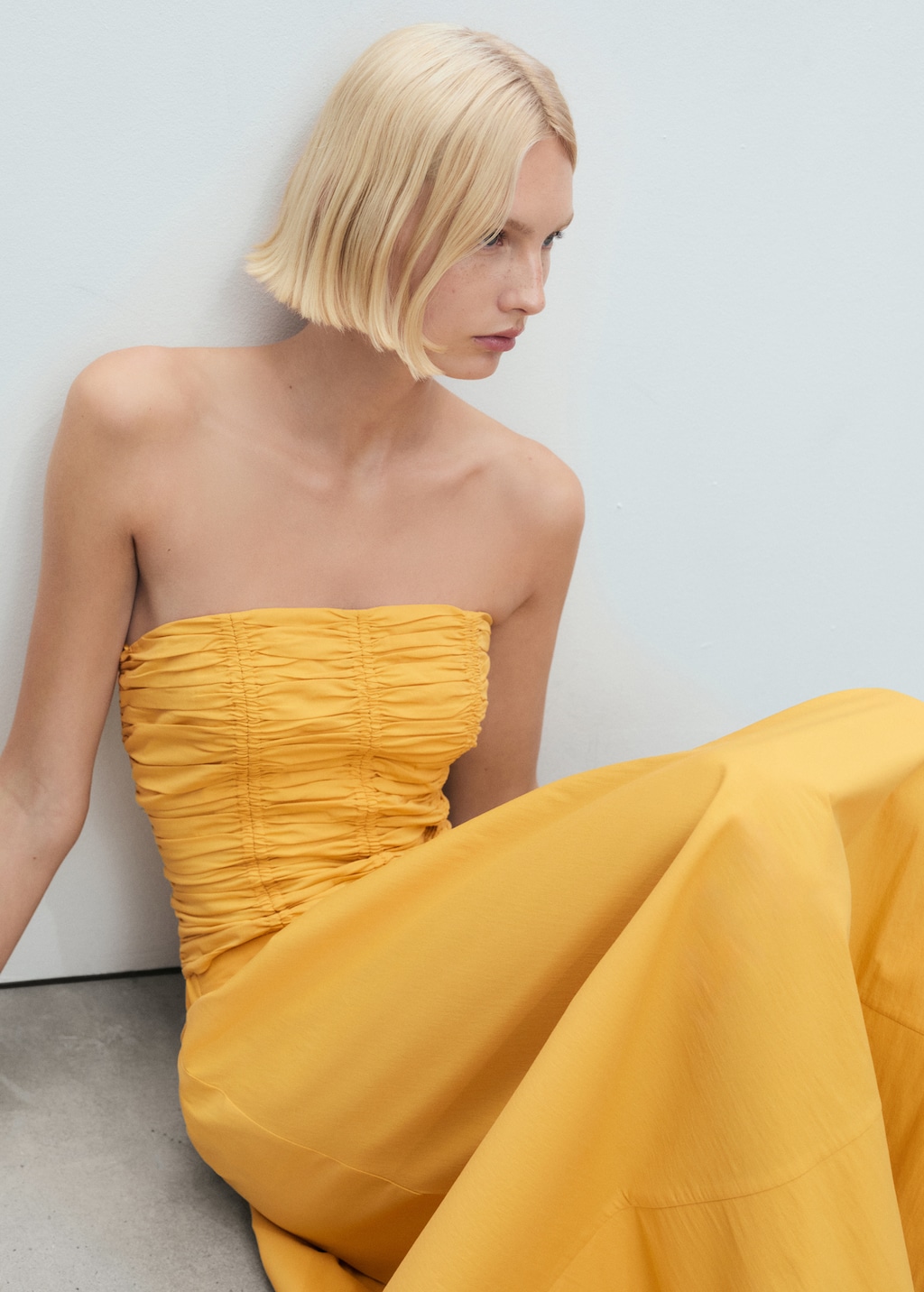 Long gathered skirt - image 4