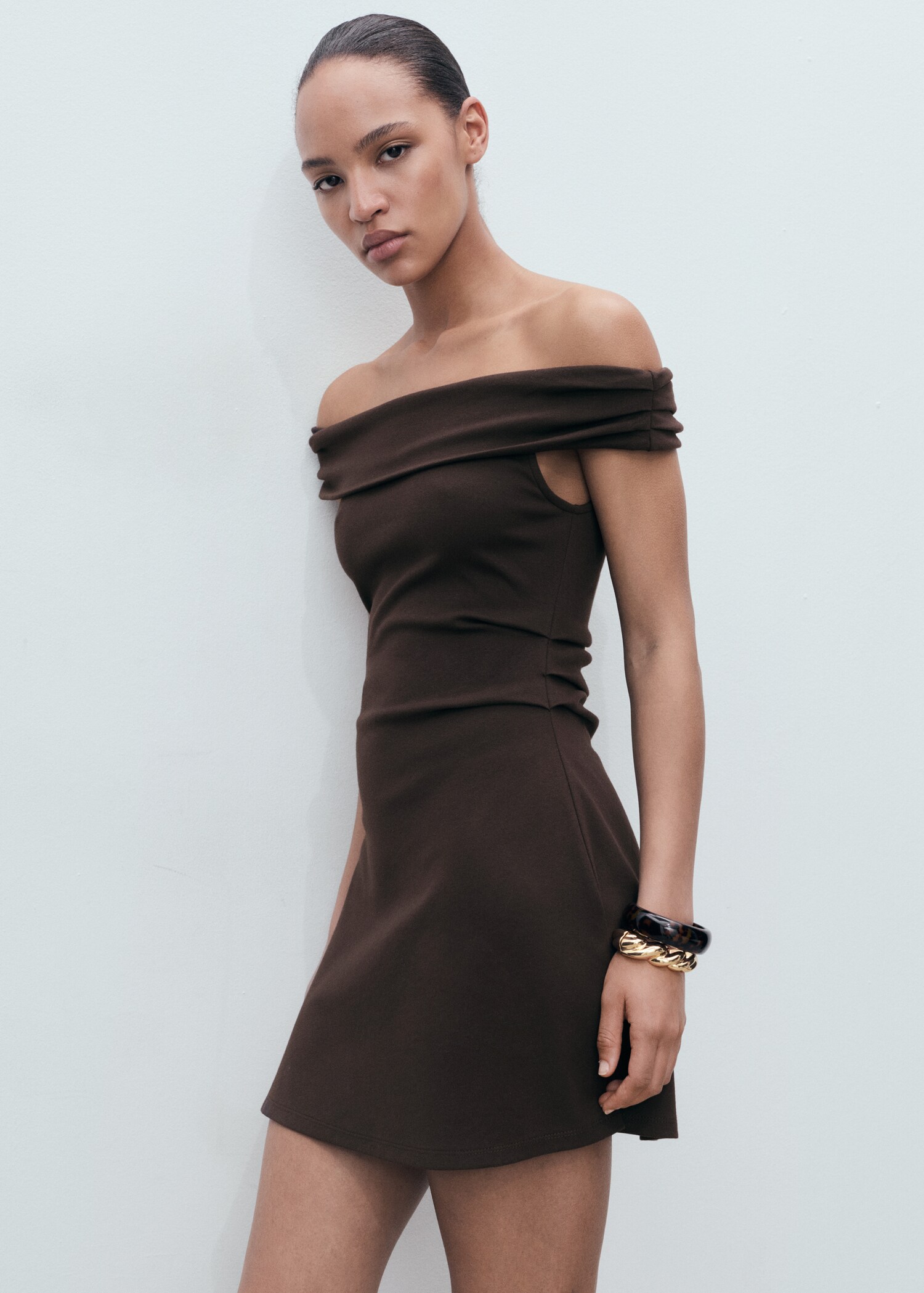 Short strapless dress - Medium plane