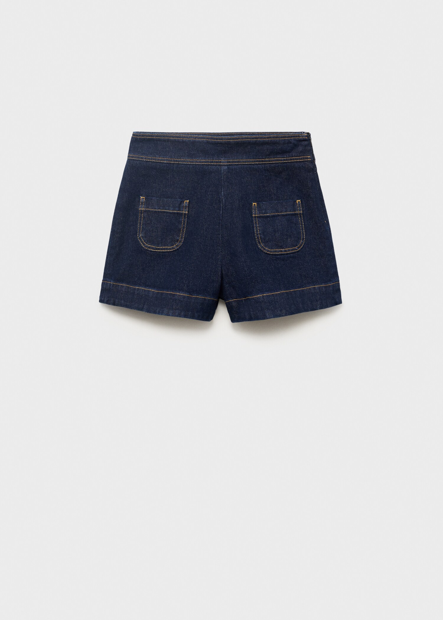 High-Waist Denim-Shorts mit Taschen - Artikel ohne Model