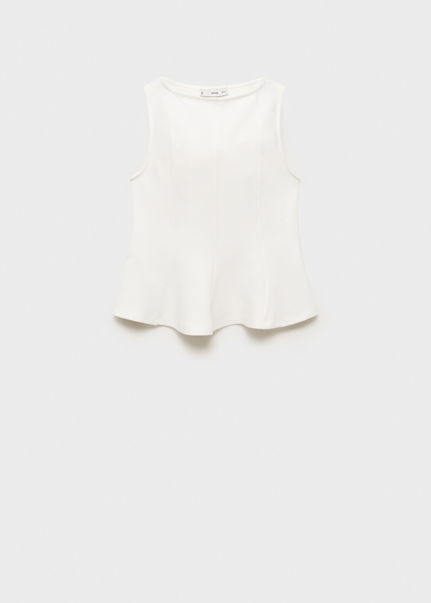 Peplum top with seam detail - Article without model