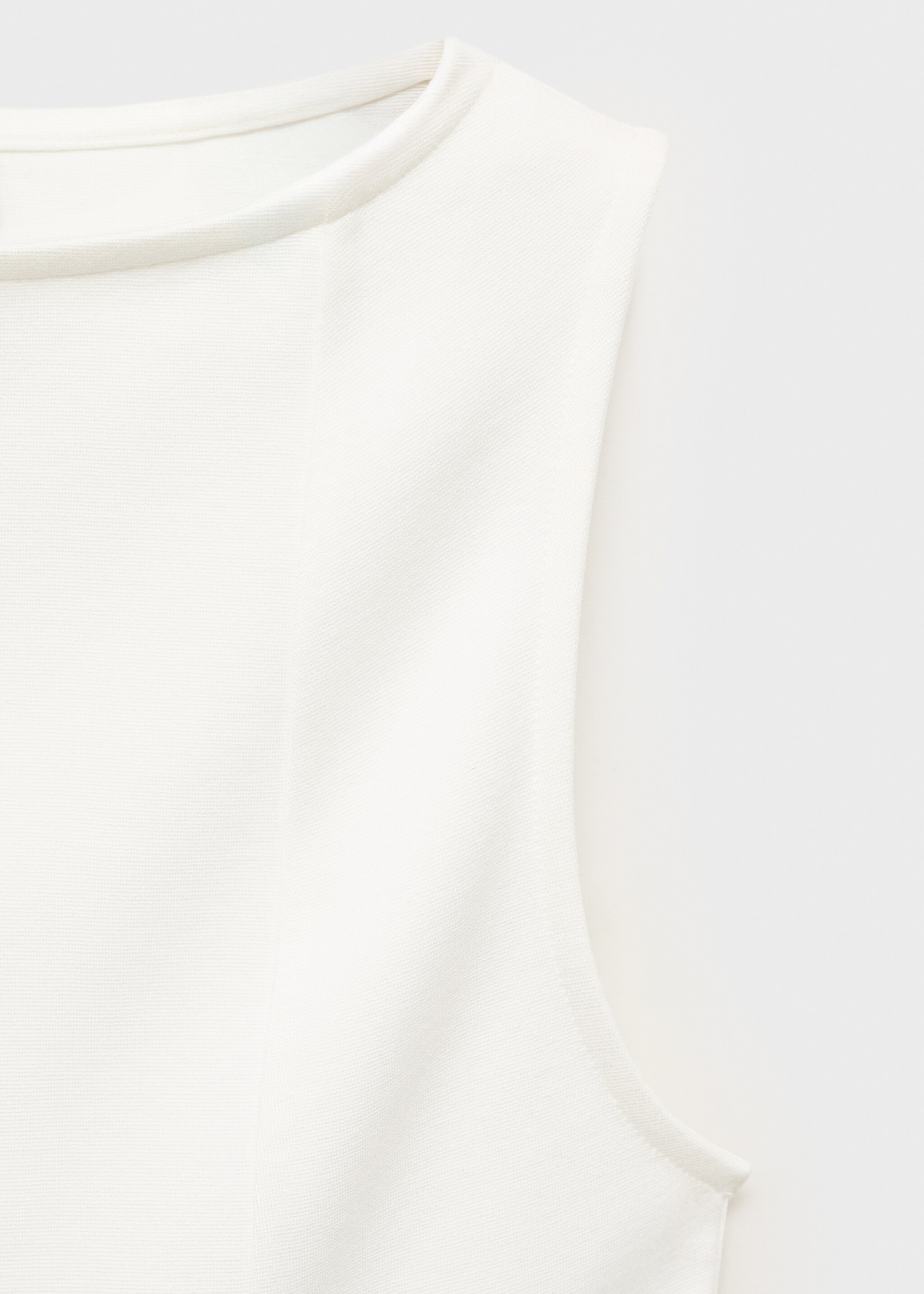 Peplum top with seam detail - Details of the article 8