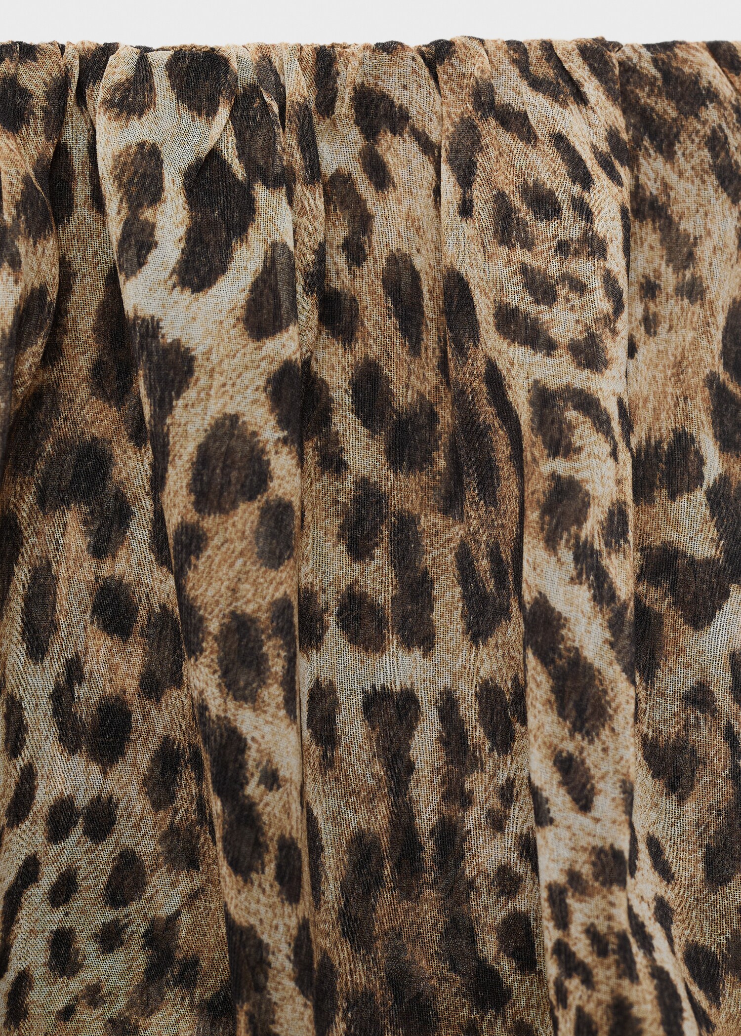 Leopard-print crop top - Details of the article 8