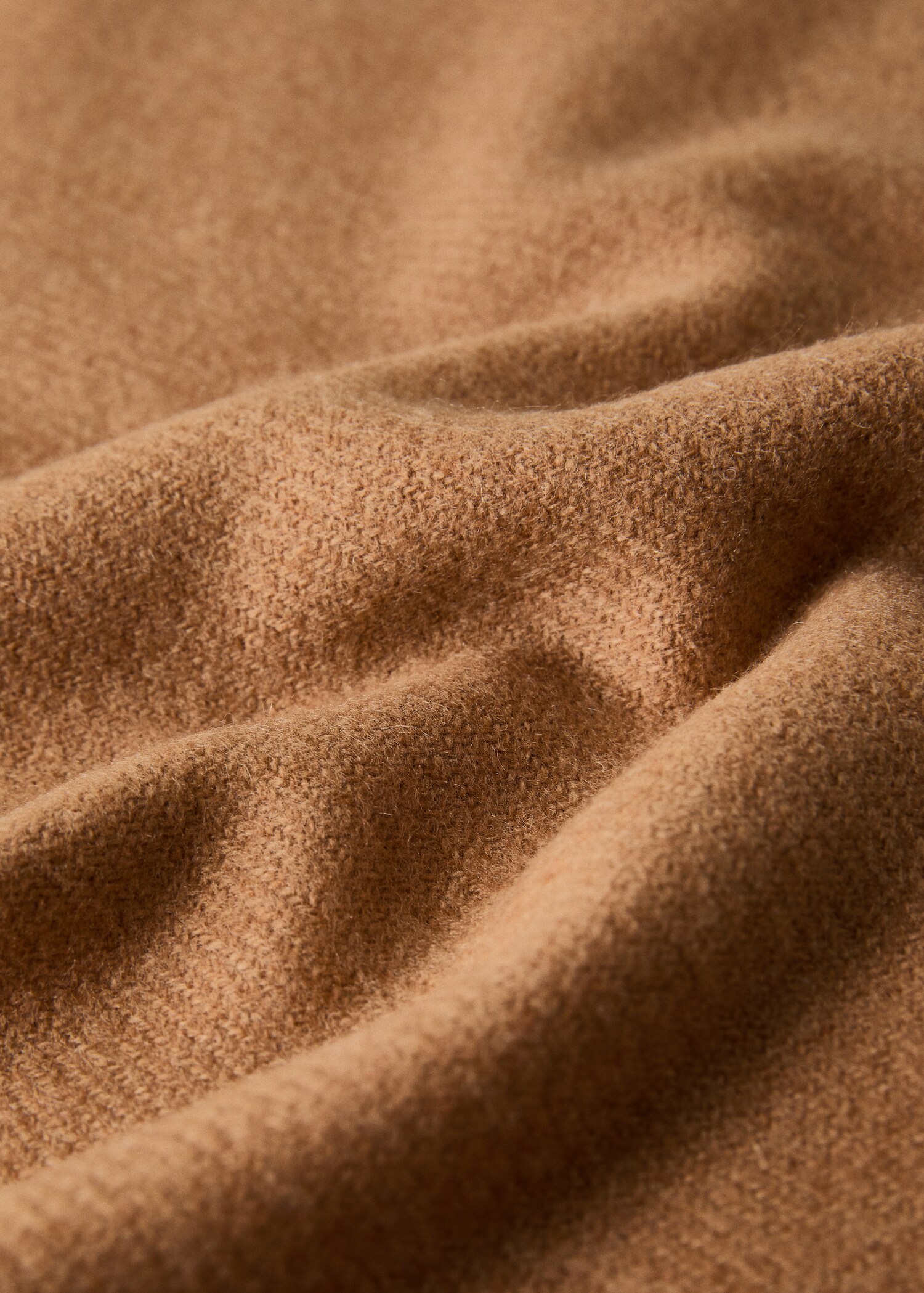 Fringed wool blend blanket - Детальніше про товар 2