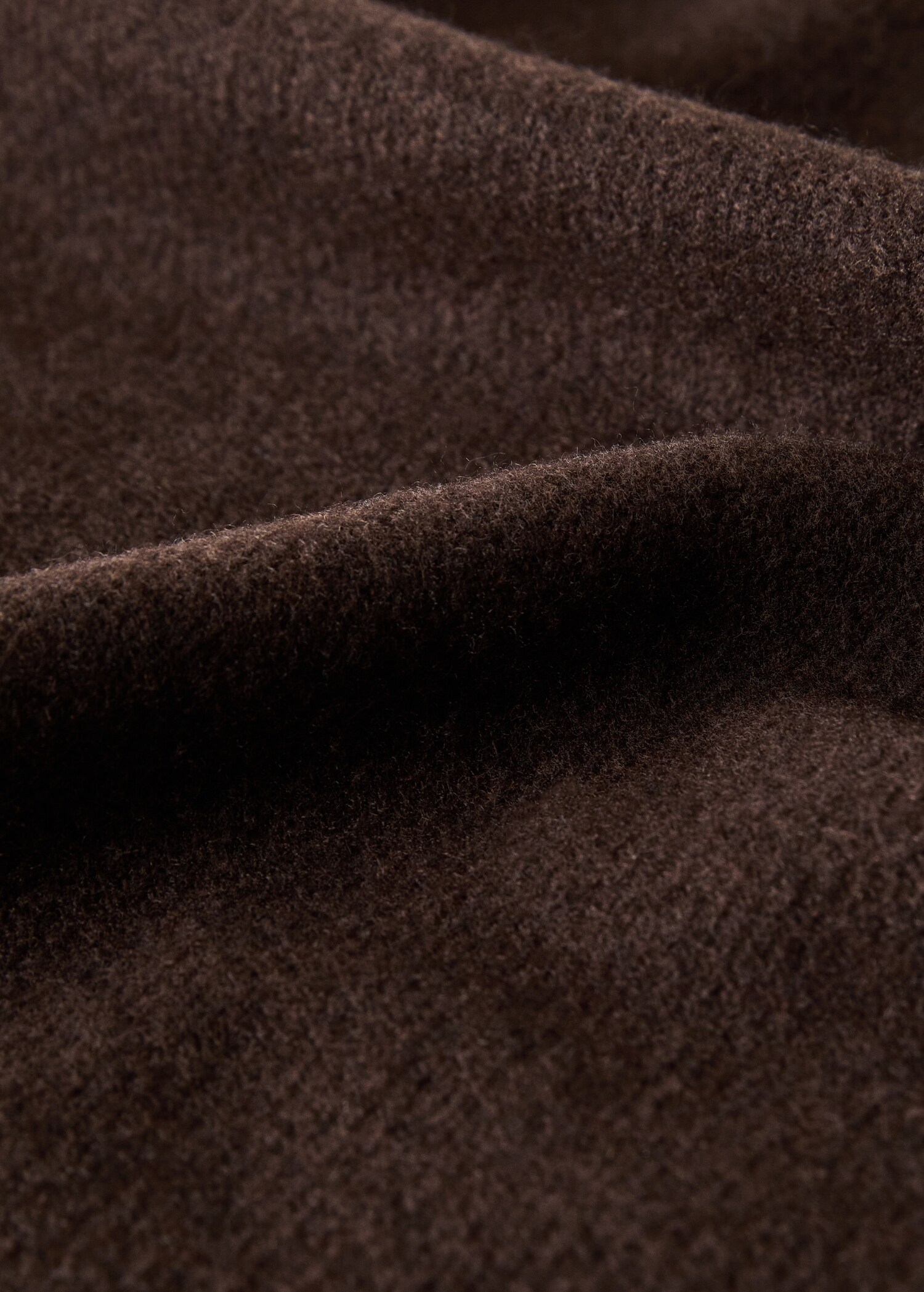 Fringed wool blend blanket - Детальніше про товар 2