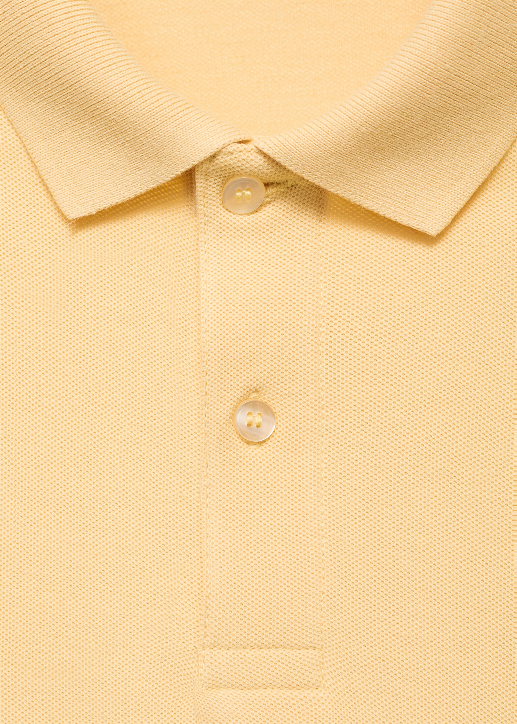 Regular-fit cotton piqué polo shirt - Details of the article 8