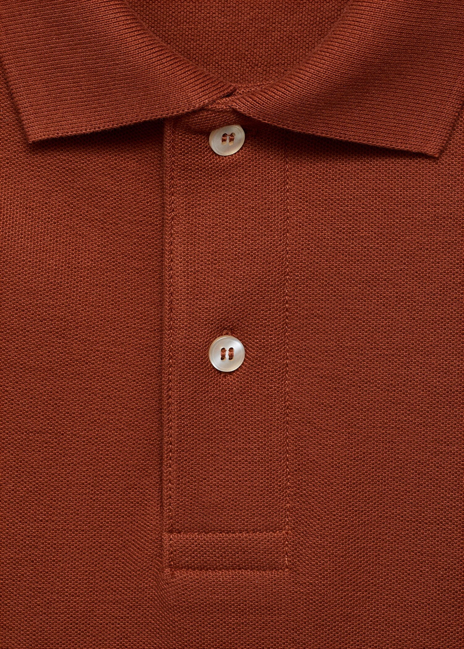 Regular-Fit-Poloshirt aus Baumwoll-Piqué - Detail des Artikels 8
