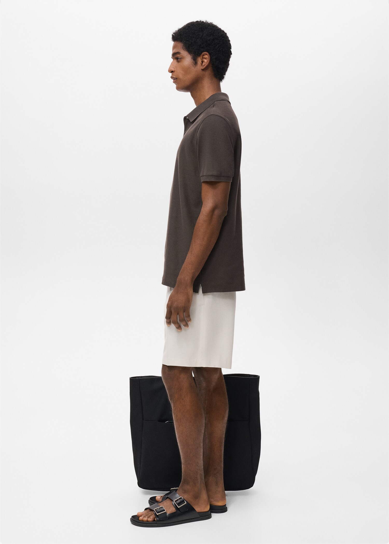 Regular-Fit-Poloshirt aus Baumwoll-Piqué - Detail des Artikels 2