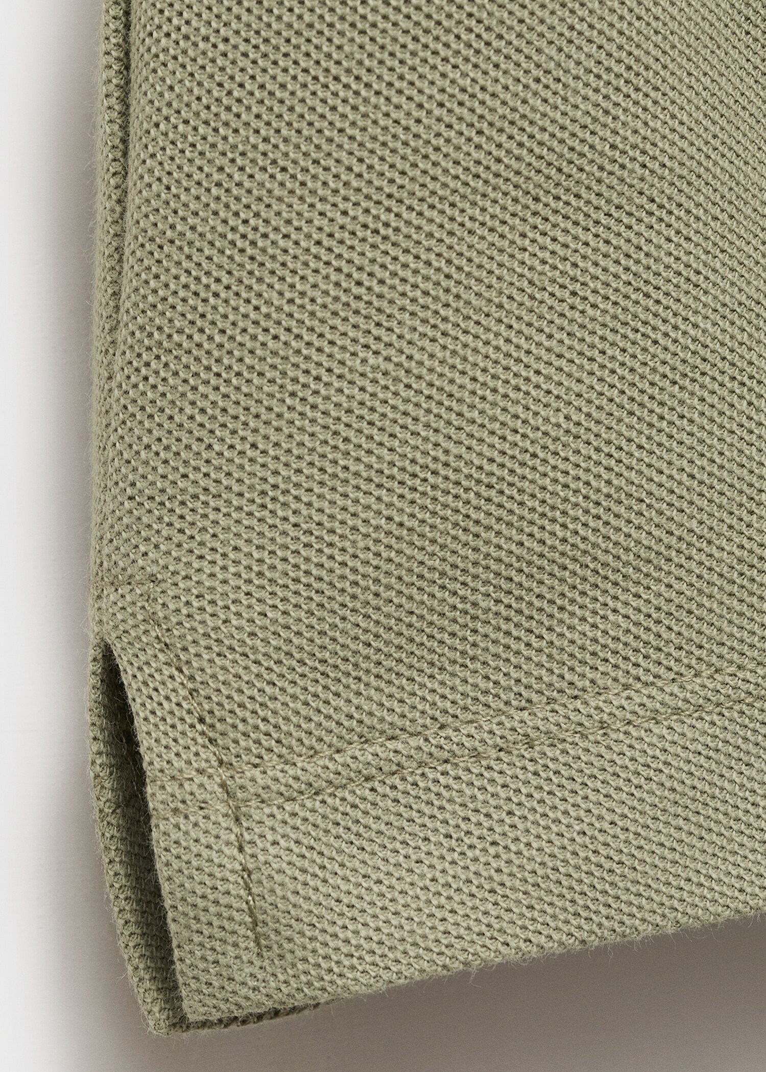 Regular-fit cotton piqué polo shirt - Details of the article 0
