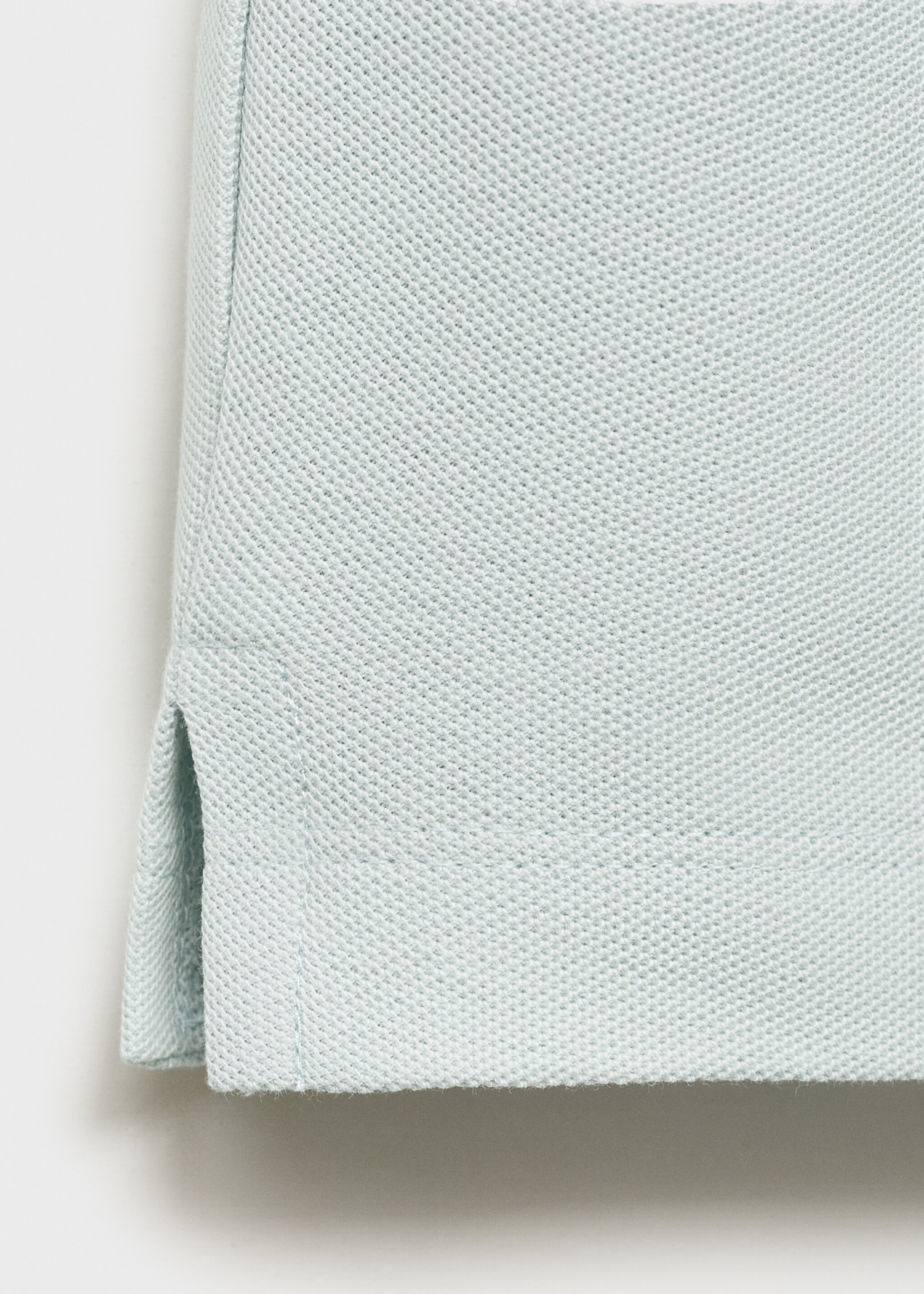 Regular-fit cotton piqué polo shirt - Details of the article 0