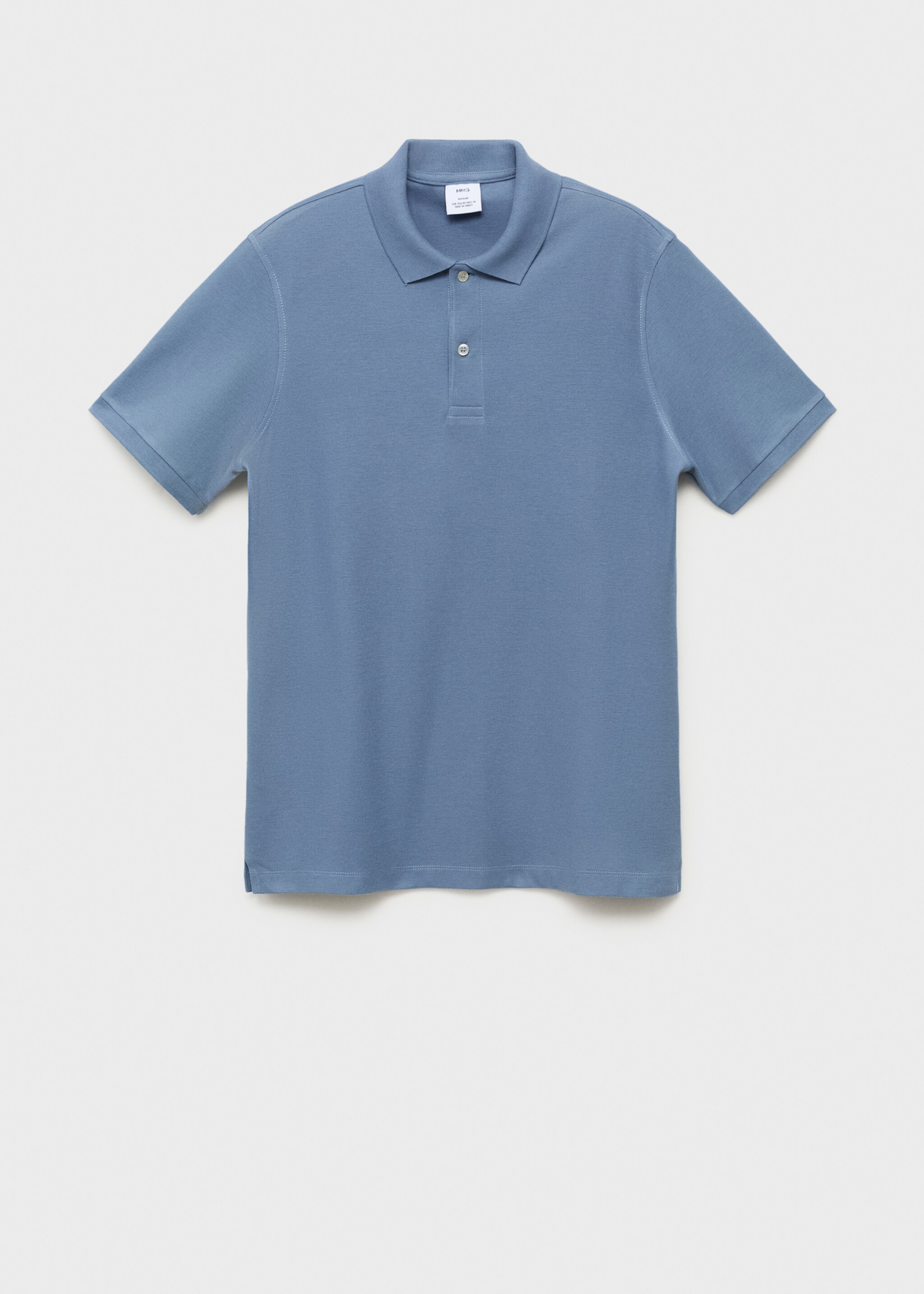 Regular kesim pamuklu pike polo gömlek - Modelsiz ürün