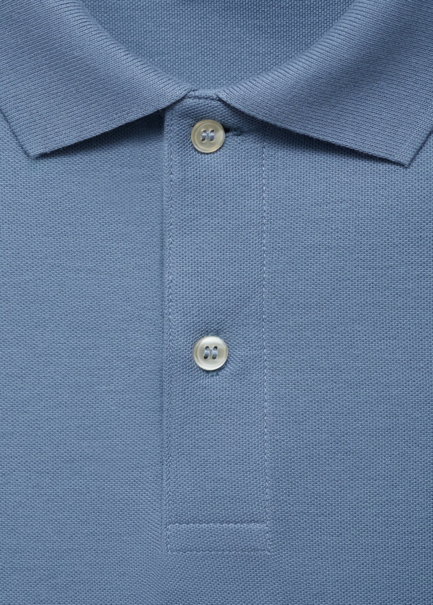 Regular-Fit-Poloshirt aus Baumwoll-Piqué - Detail des Artikels 8