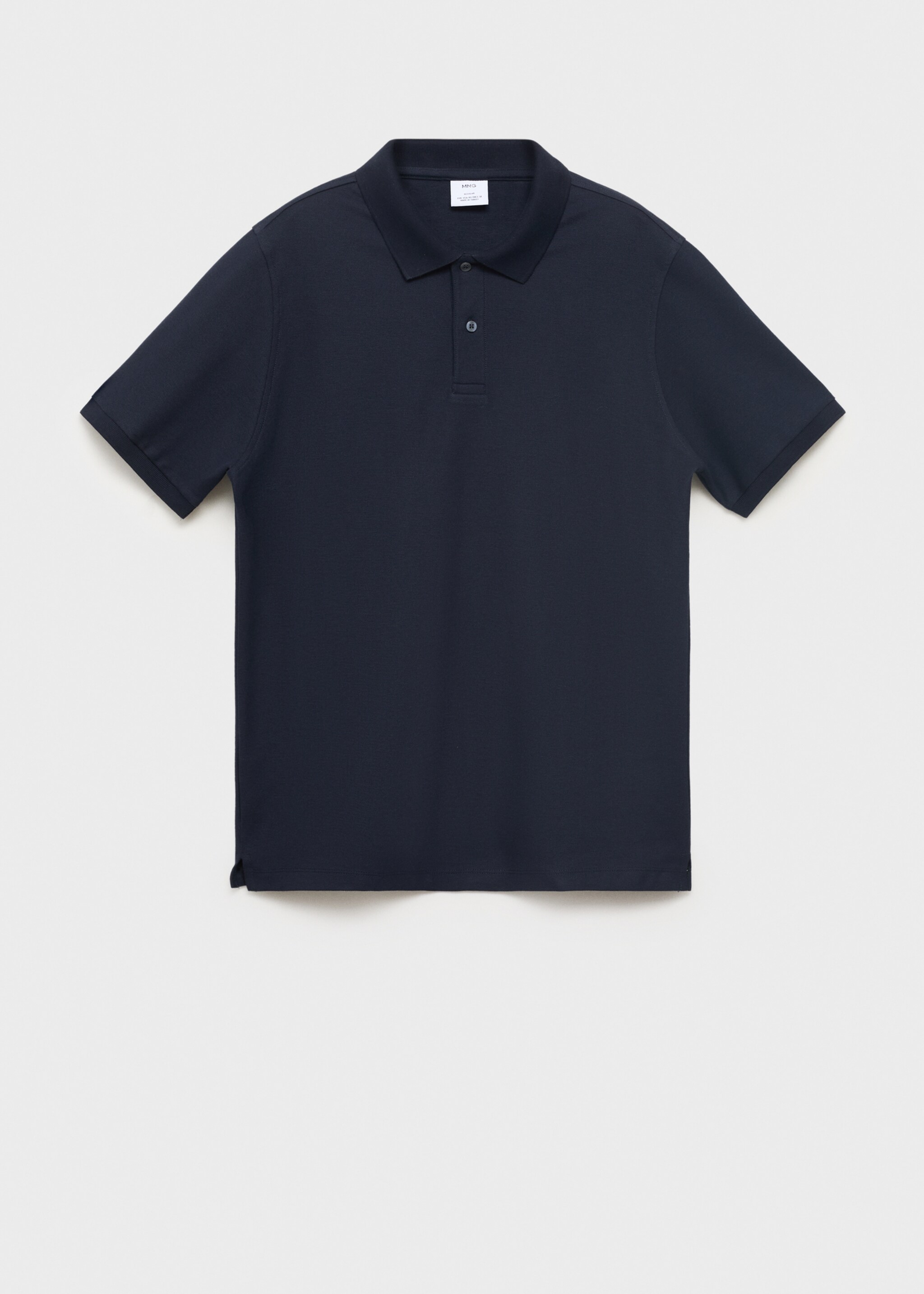 Regular kesim pamuklu pike polo gömlek - Modelsiz ürün