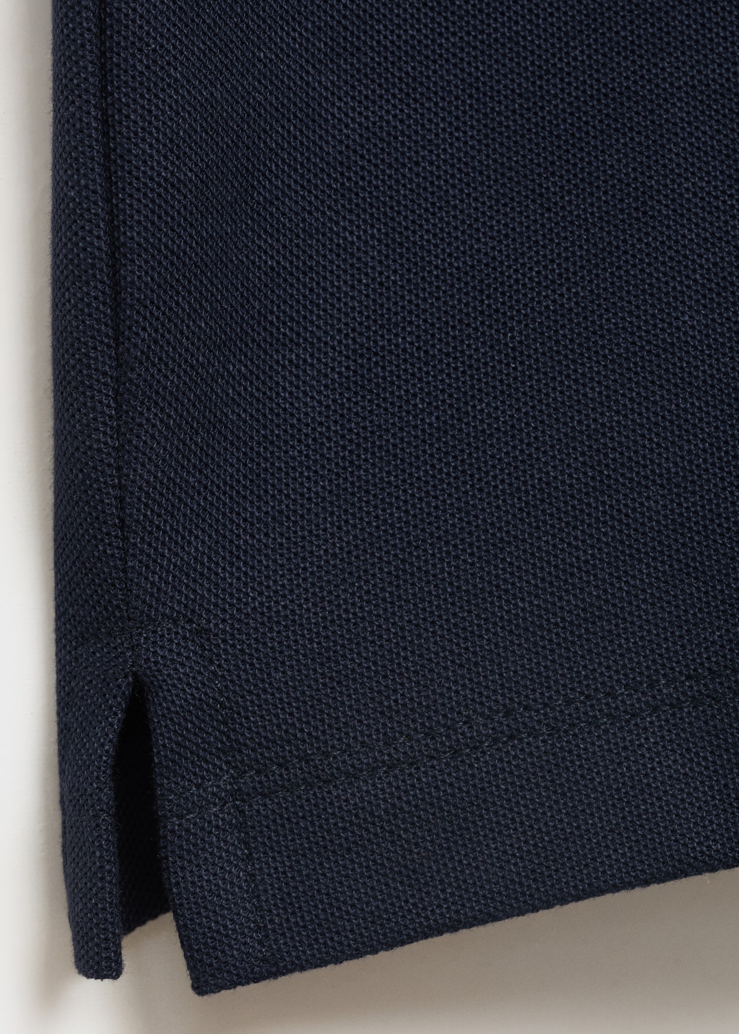 Regular-fit cotton piqué polo shirt - Details of the article 0