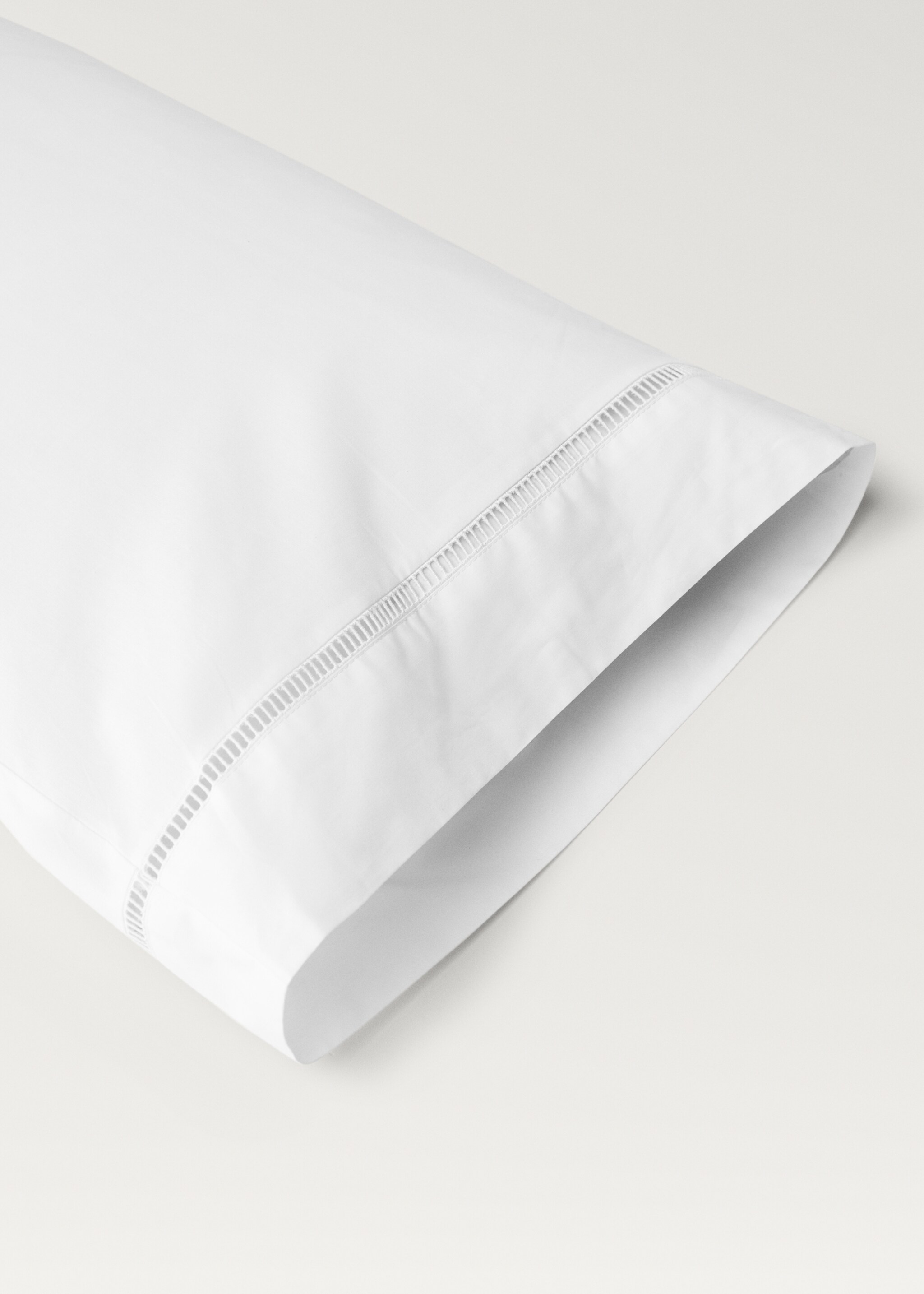 Perkal pamuklu fistolu yastık kılıfı 45x110 cm - Ürün detayı 1