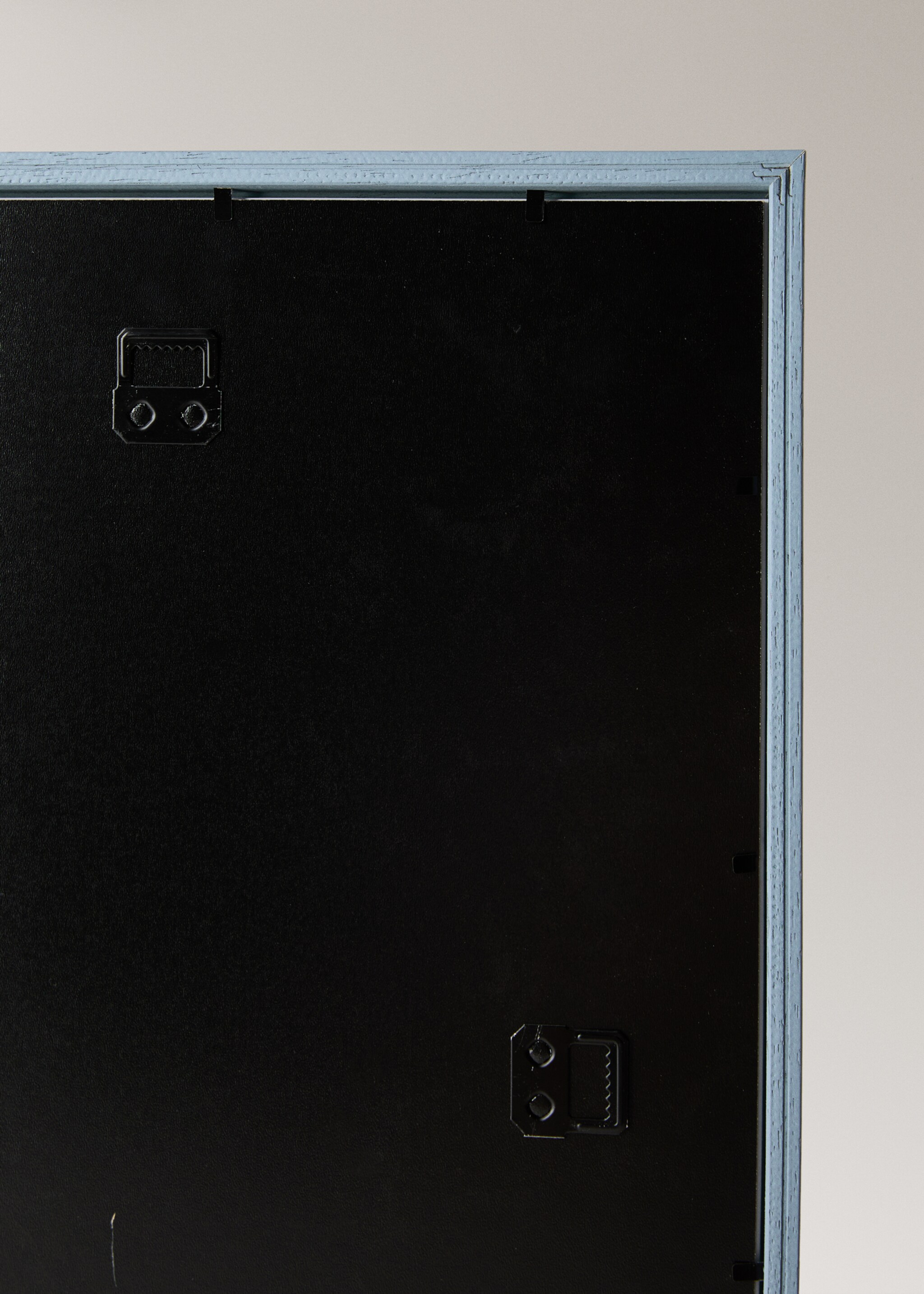 Medium wood frame with lines - Details of the article 2, Sky Blue. Ref: 17051281-00.