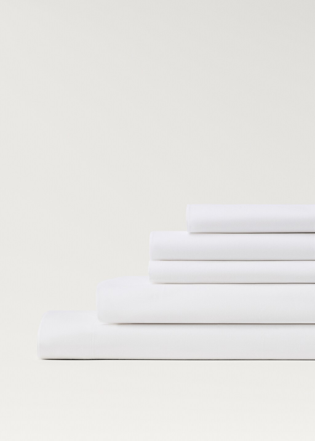 Percale cotton fitted sheet for cm bed