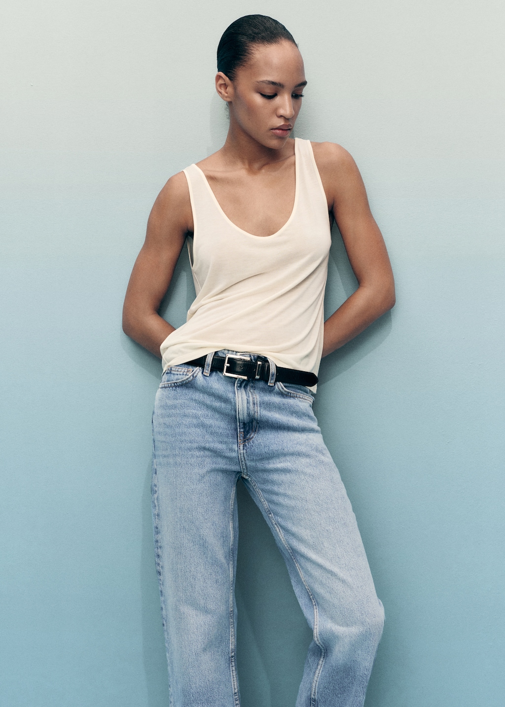 Mango Matilda medium-rise straight-fit jeans thumbnail