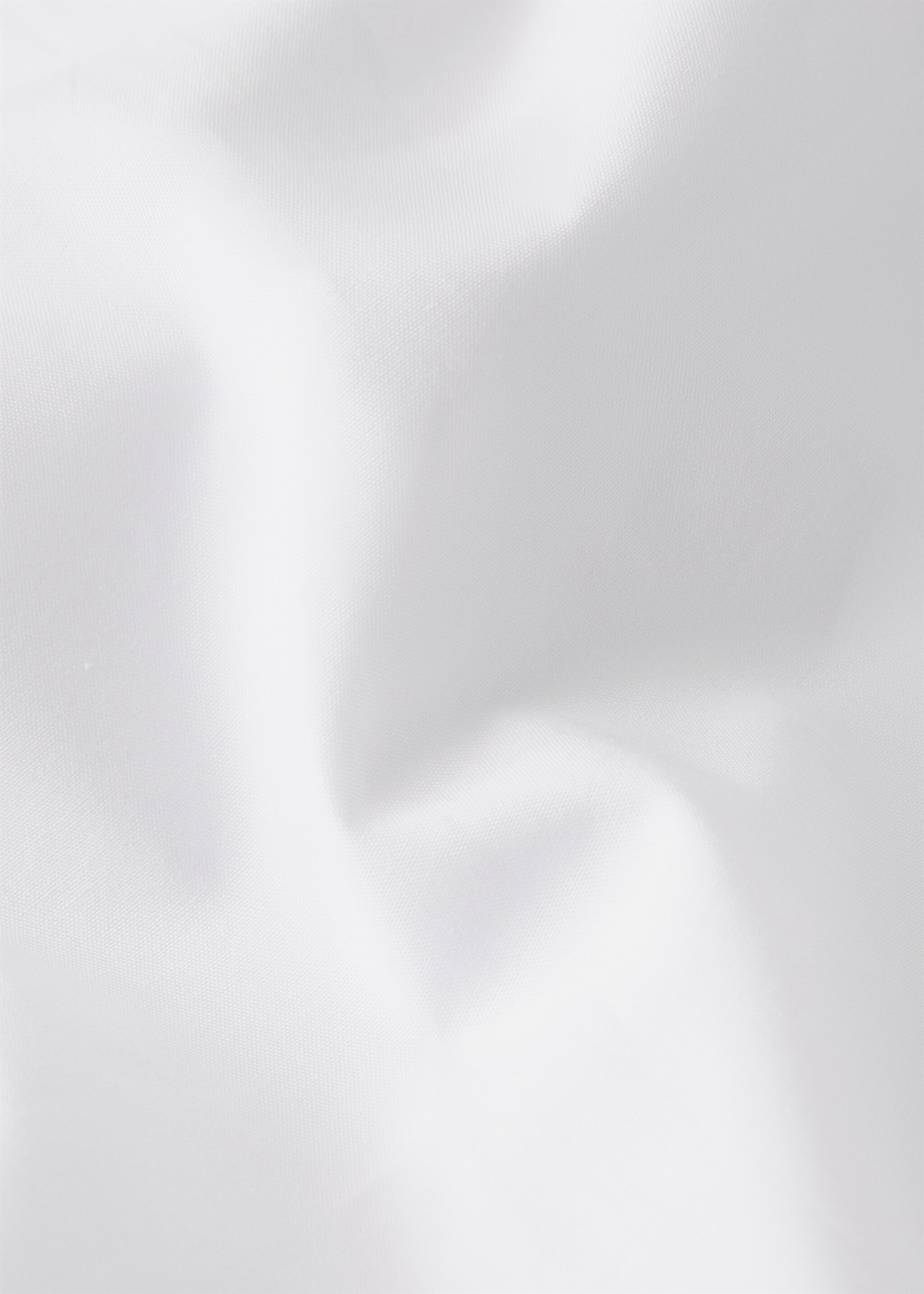 Baumwollperkal-Bettlaken, 200 Fäden, Bett 135/140 cm - Detail des Artikels 2, Weiß. Ref: 17051522-00.