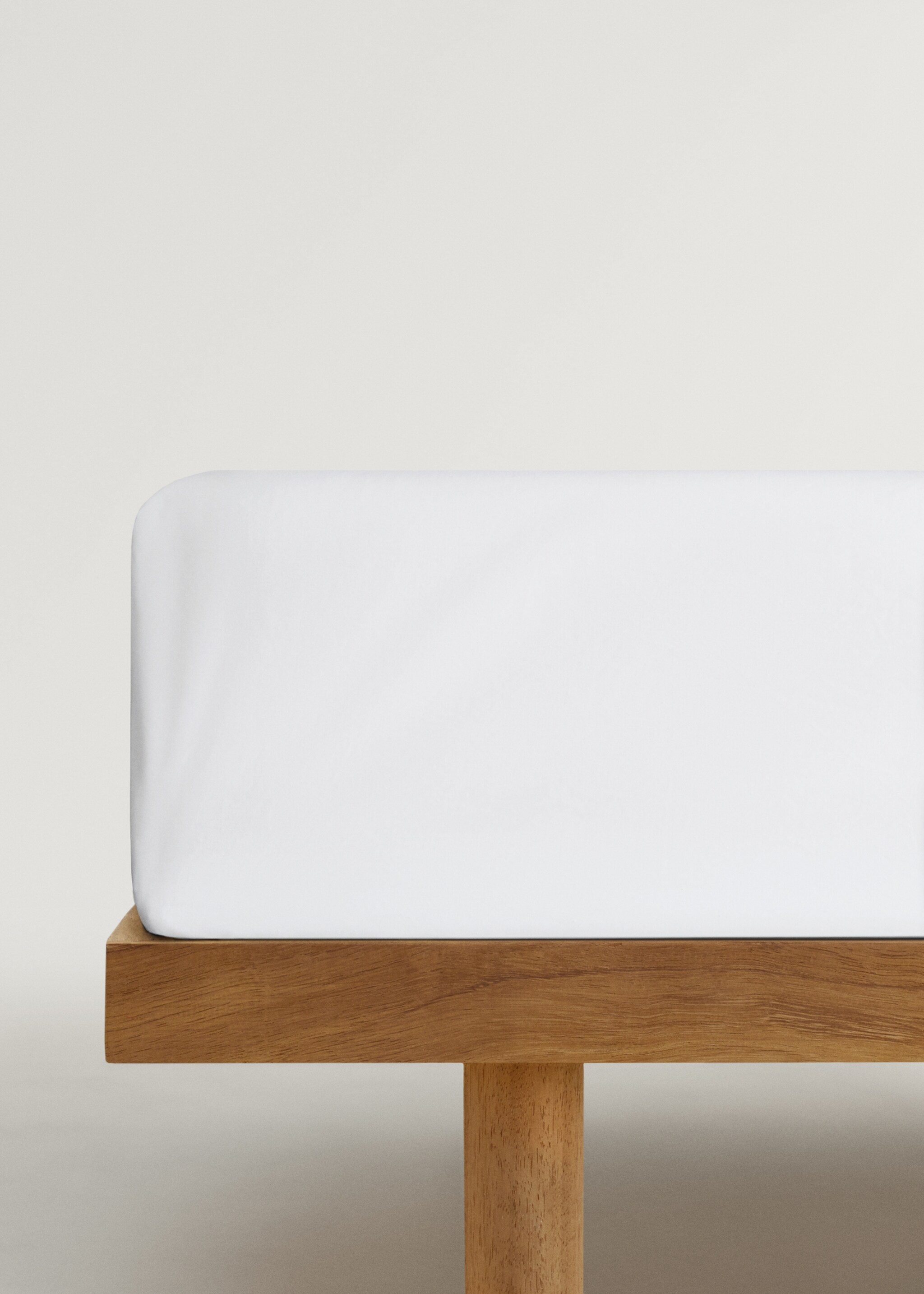 Hoeslaken van perkalkatoen, bed 150 cm - Artikel zonder model