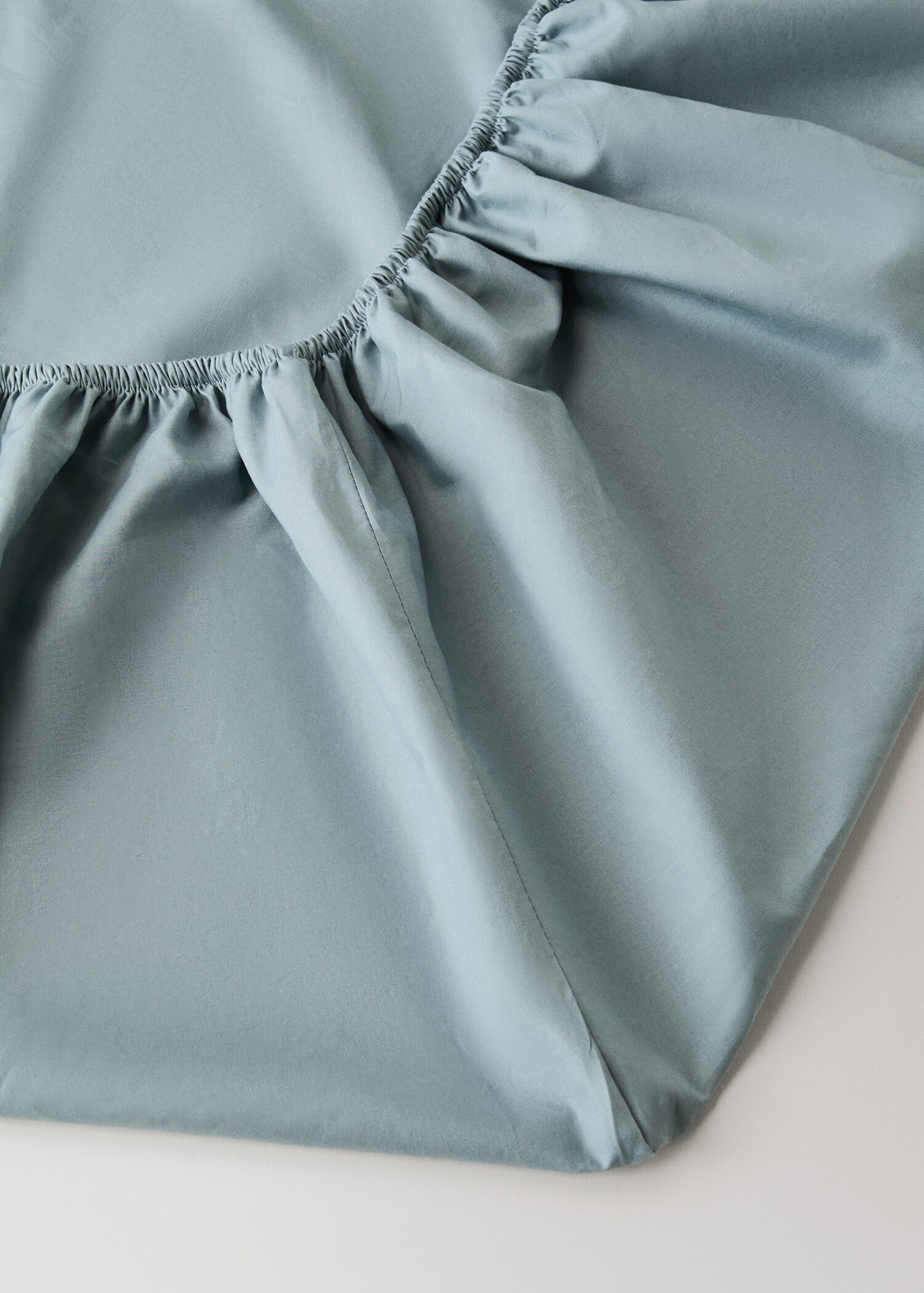 Percale cotton fitted sheet for 180 cm bed - Details of the article 1