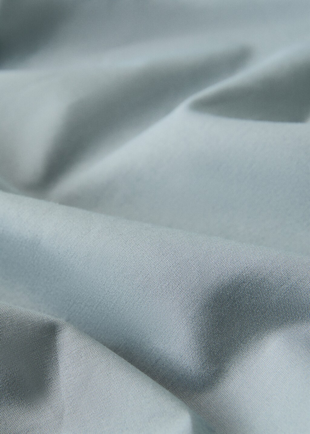Cotton percale fitted sheet for 160 cm bed
